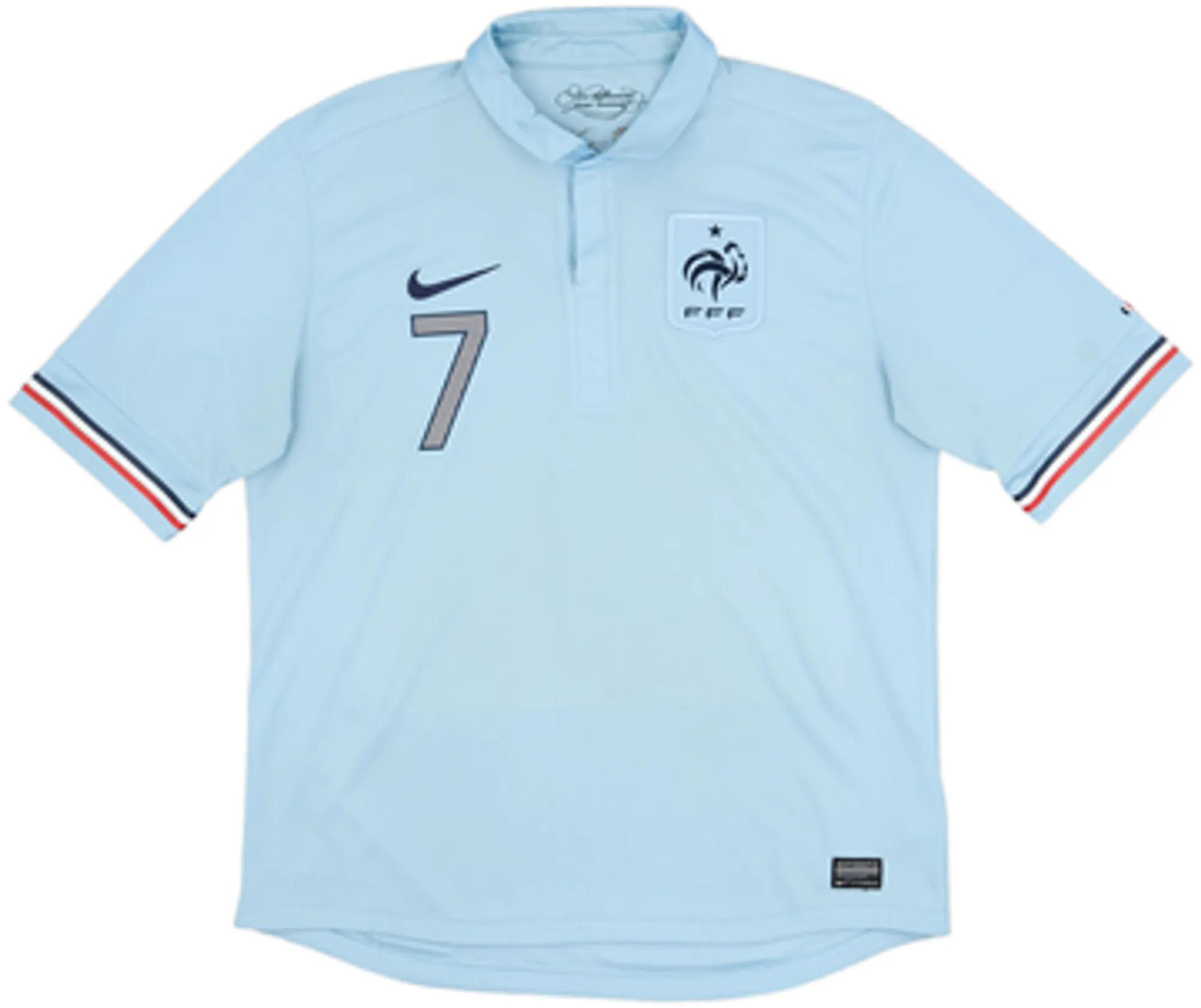2013-14 France Away Shirt Ribery #7 - 5/10 - (L)