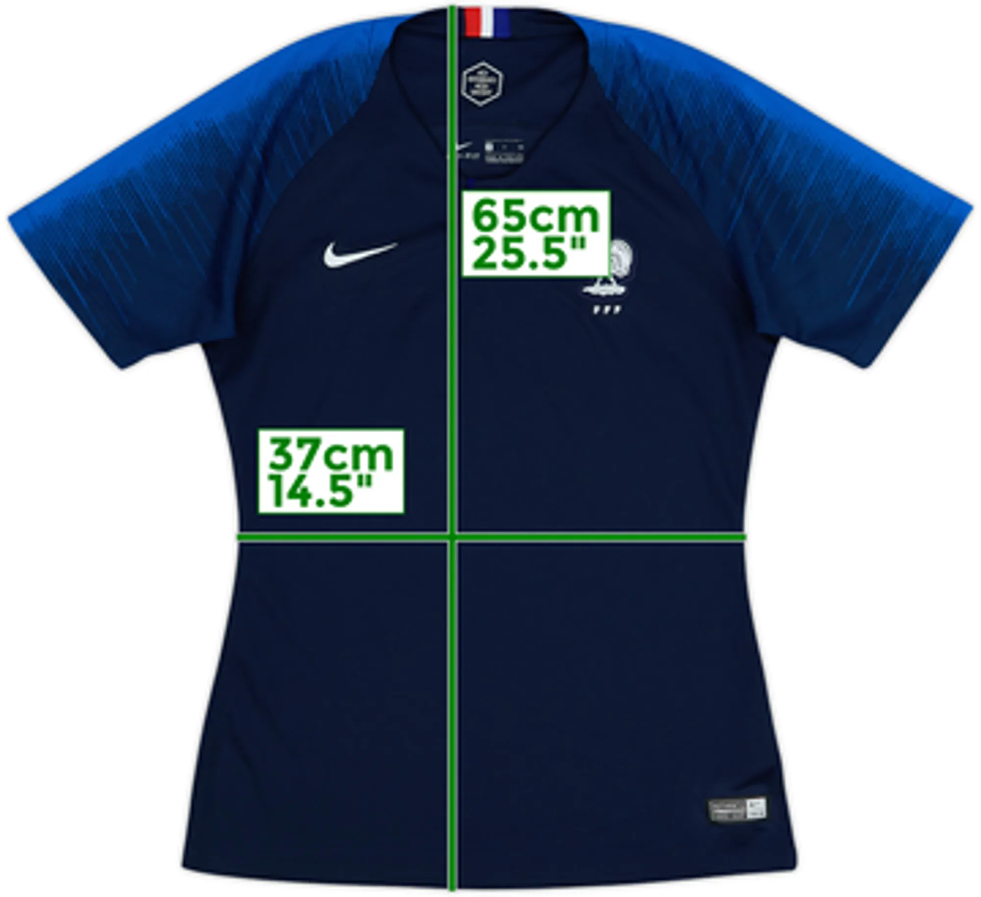 2018 France Home Shirt - 9/10 - (Women's S)