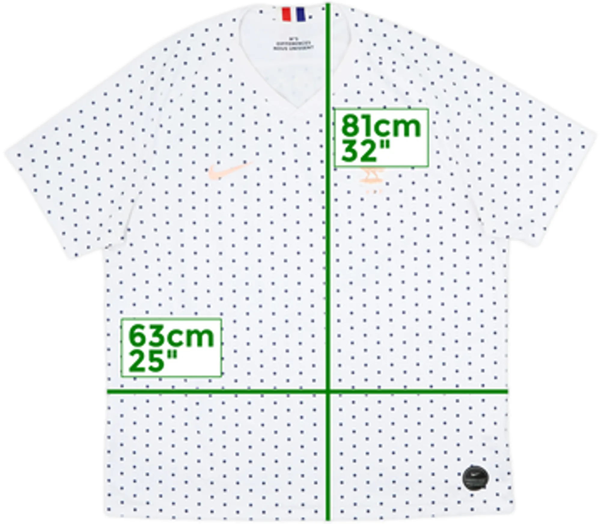 2019-20 France Women's Away Shirt - 9/10 - (Men's S)