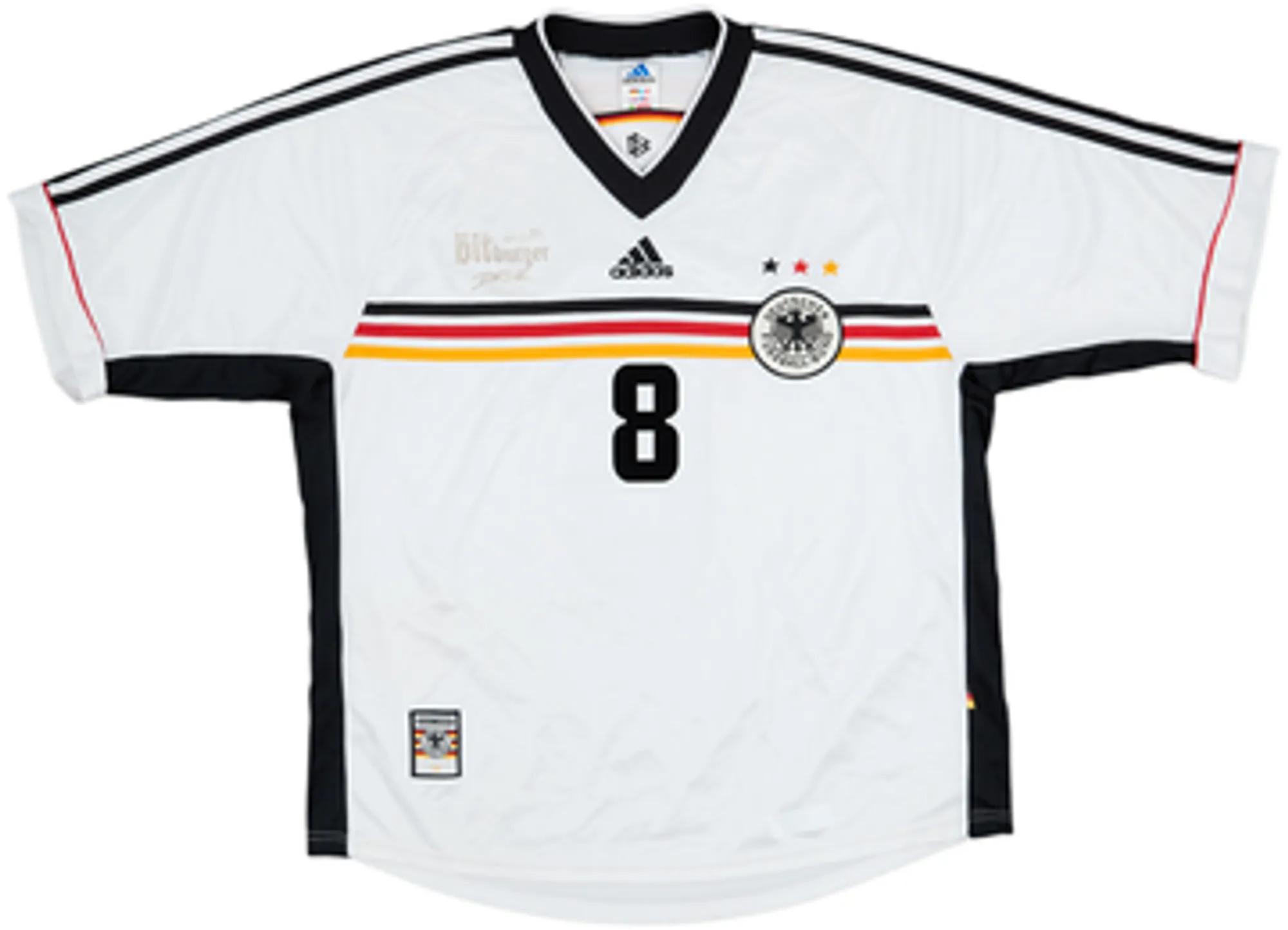 1998-00 Germany Home/Training Shirt Matthaus #8 - 5/10 - (XL)