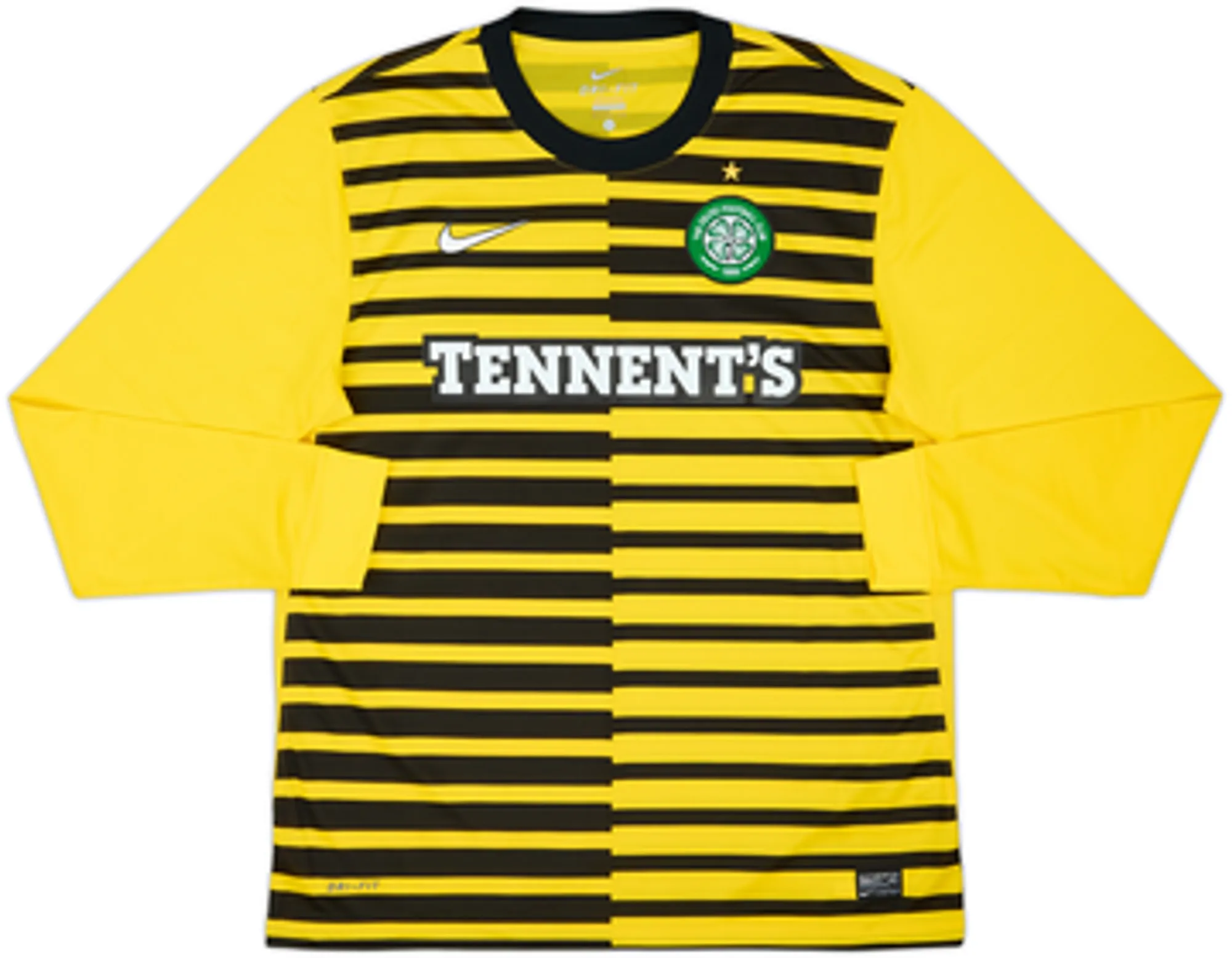 2011-12 Celtic Third L/S Shirt Brown #8 - 10/10 - (L)