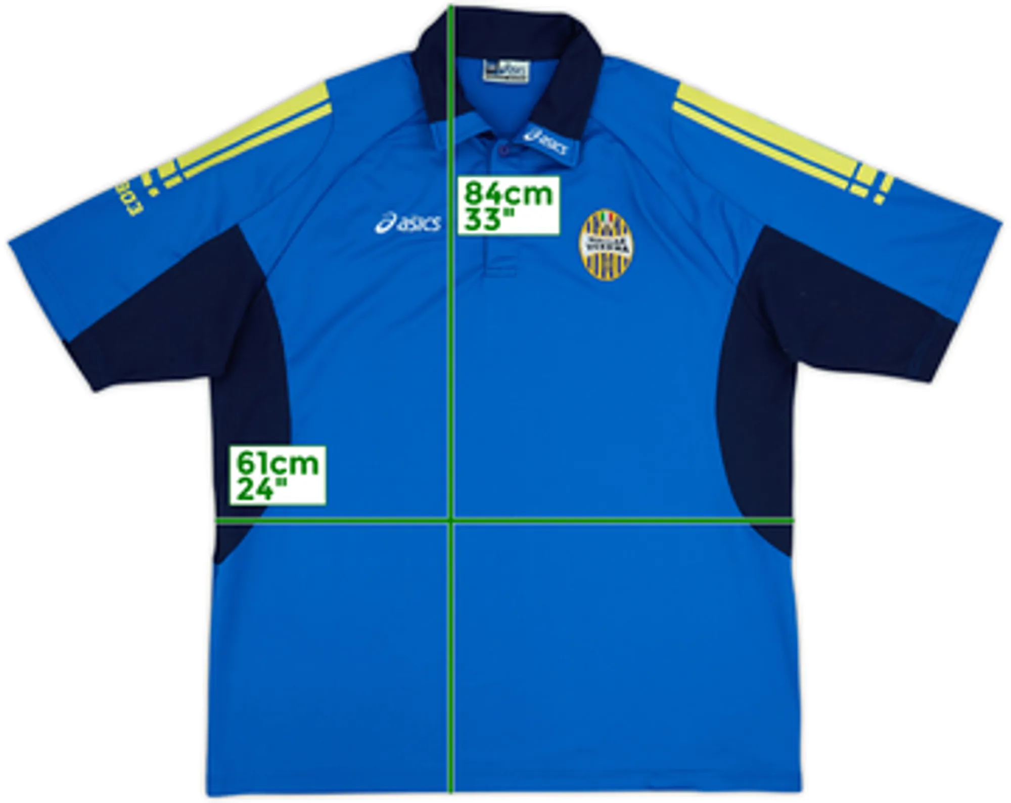 2007-08 Hellas Verona Asics Polo Shirt - 8/10 - (XXL)