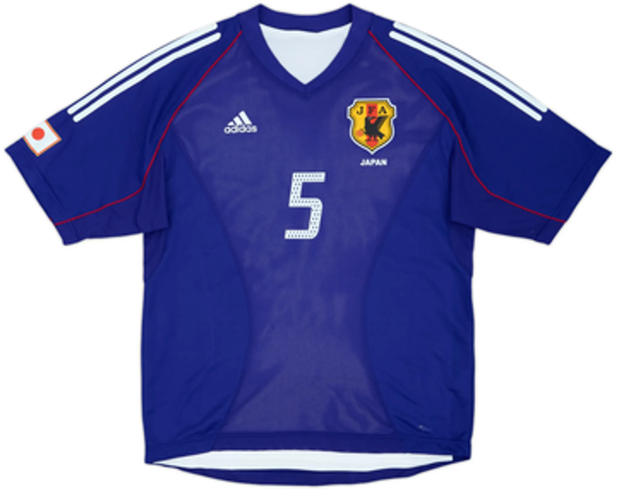 2002-04 Japan Home Shirt Player Issue Inamoto #5 - 7/10 - (M)