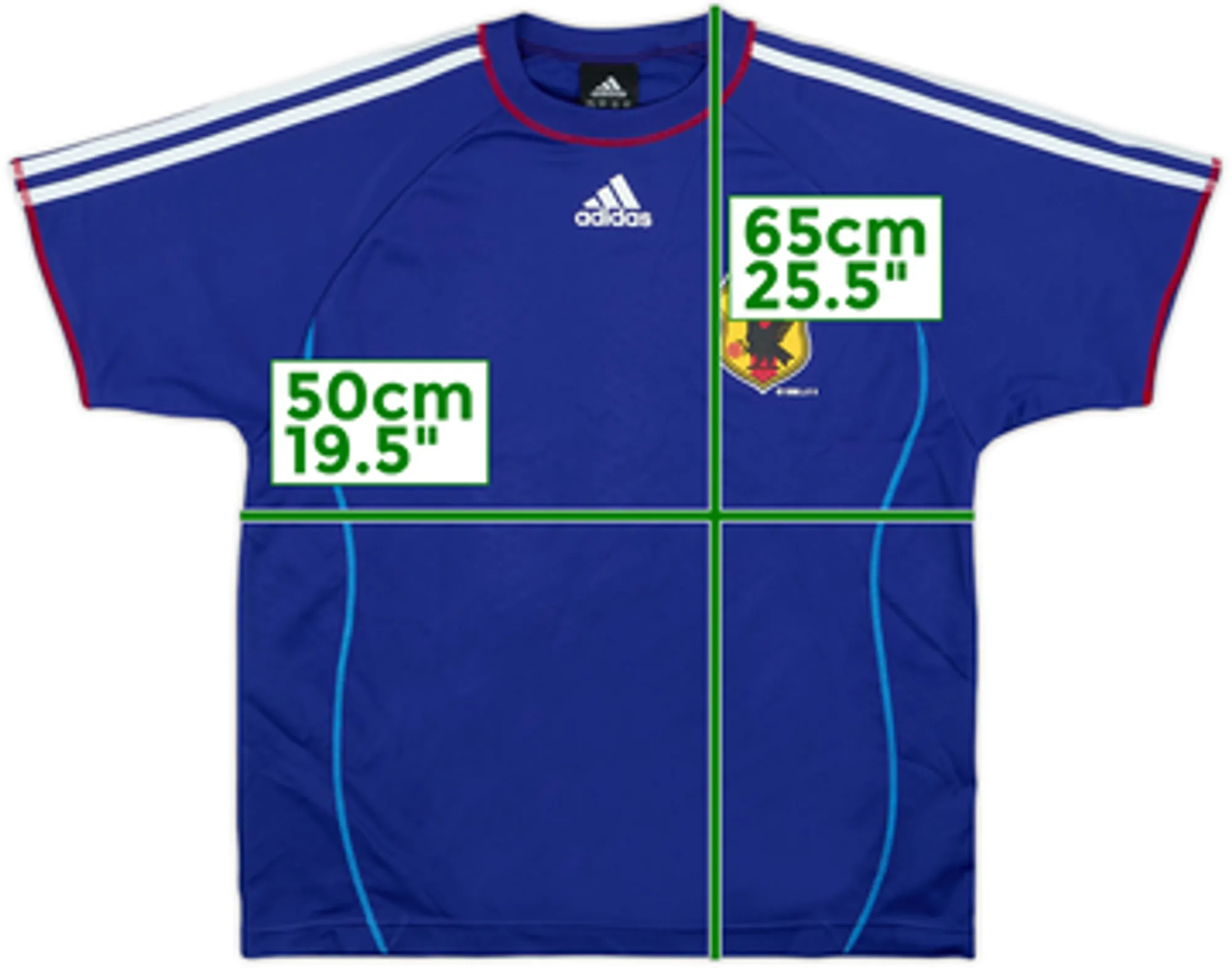 2006-08 Japan adidas Training Shirt - 9/10 - (S)