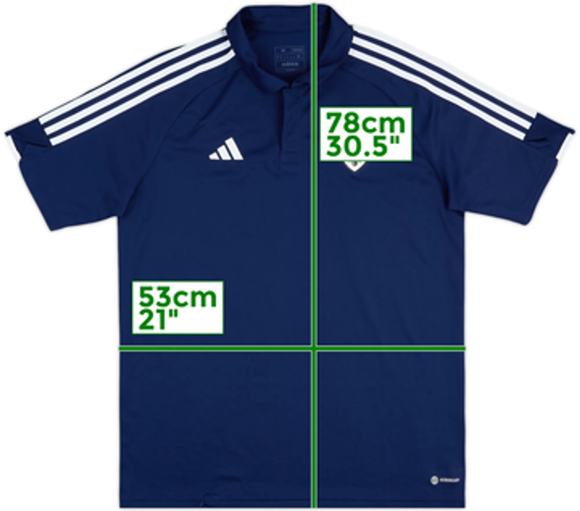 2022-23 Leeds United adidas Polo Shirt - 7/10 - (M)