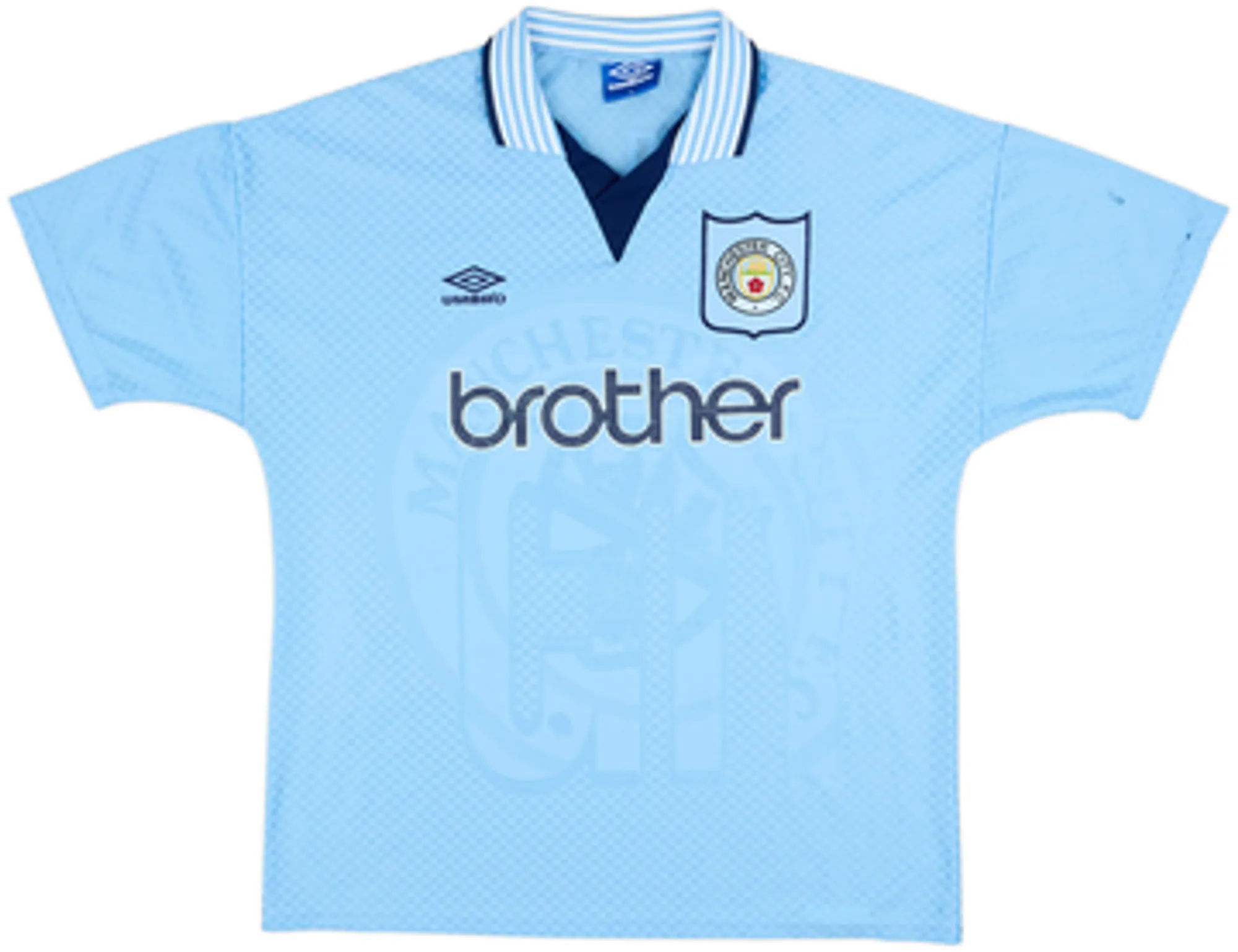 1995-97 Manchester City Home Shirt Kinkladze #7 - 5/10 - (XL)