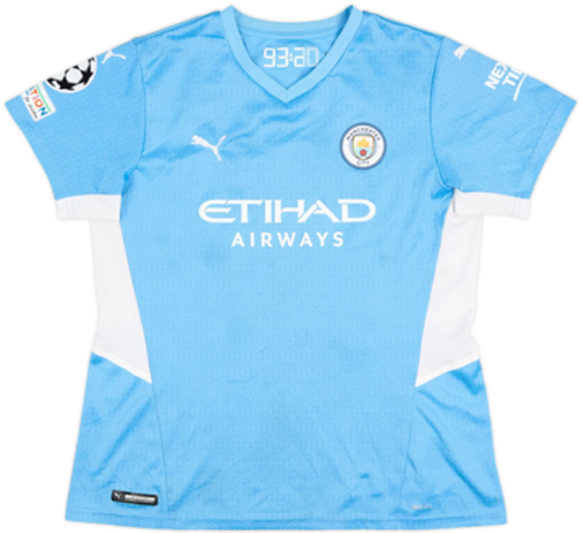 2020-21 Manchester City Home Shirt De Bruyne #17 - 7/10 - (Women's L)