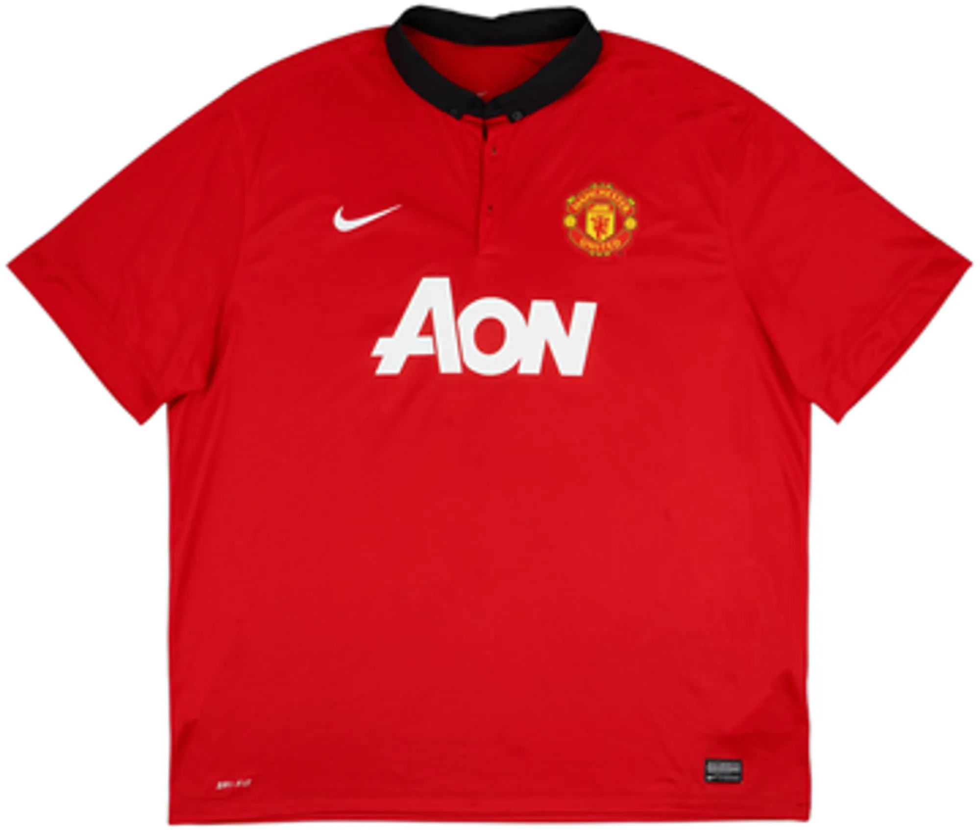 2013-14 Manchester United Home L/S Shirt Rooney #10 - 5/10 - (3XL)