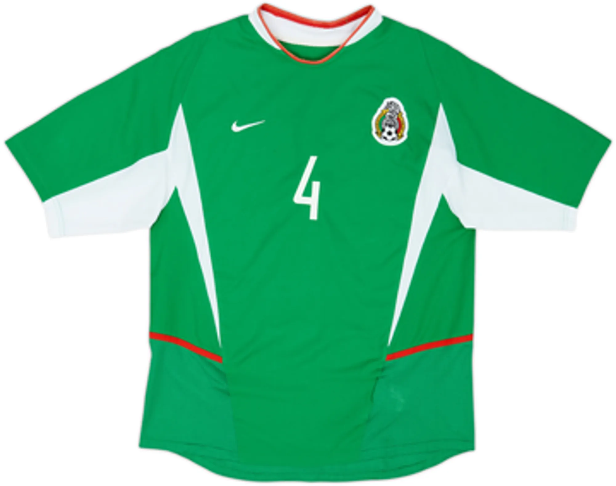 2003-04 Mexico Home Shirt R. Marquez #4 - 7/10 - (M)