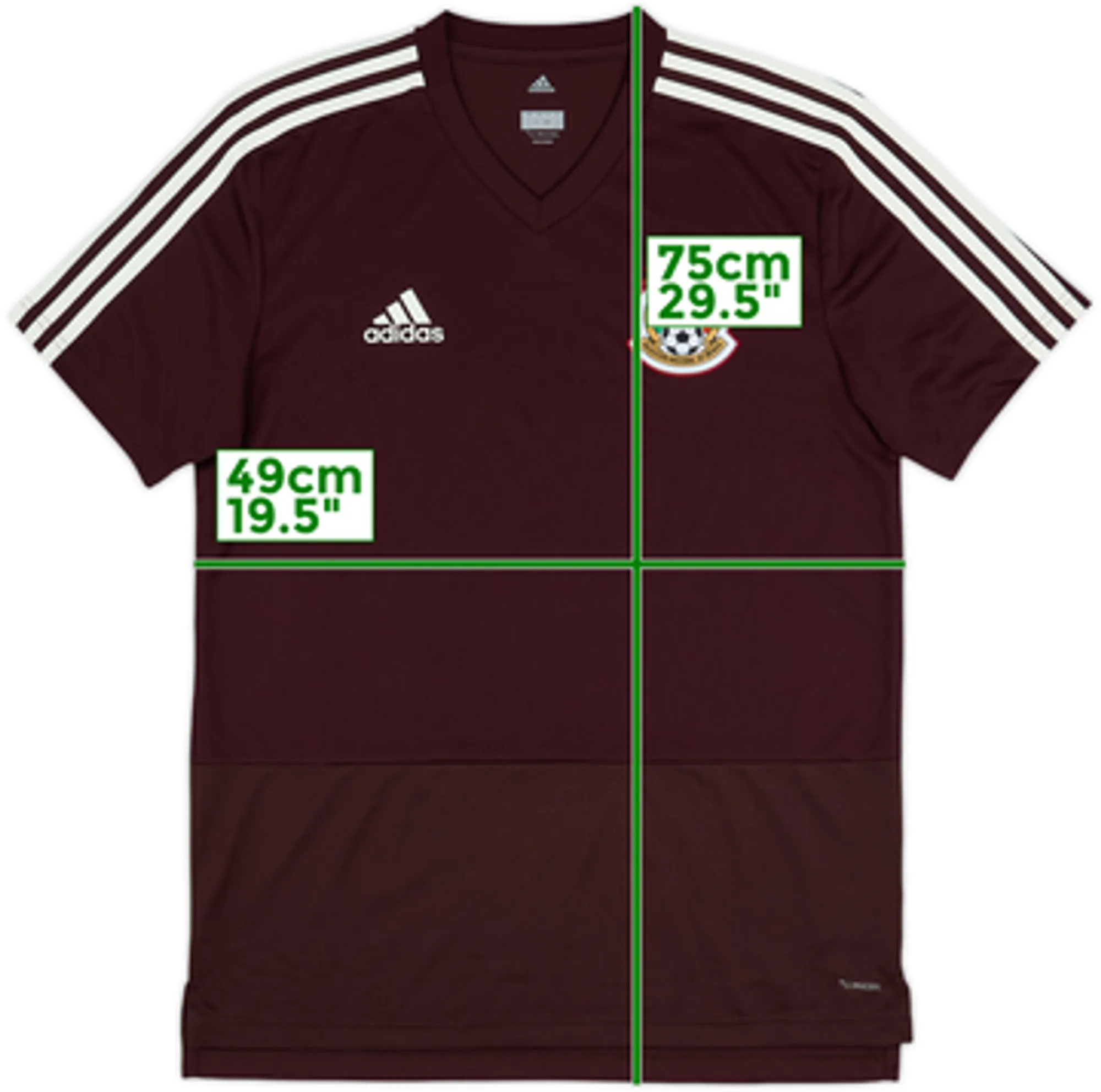 2018 Mexico adidas Training Shirt - 9/10 - (L)