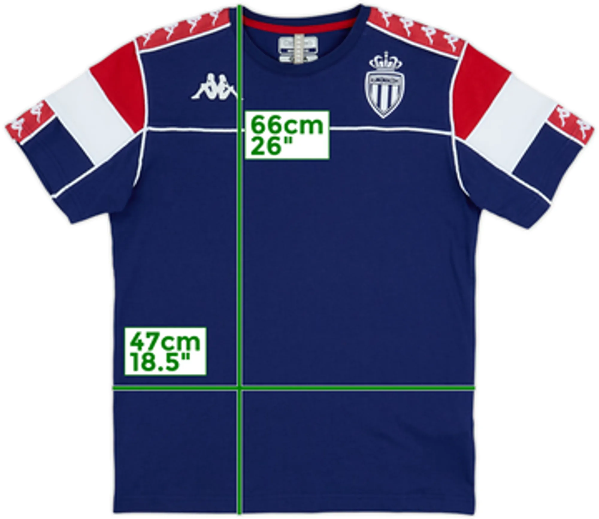 2021-22 Monaco Kappa Cotton Tee - 9/10 - (M)