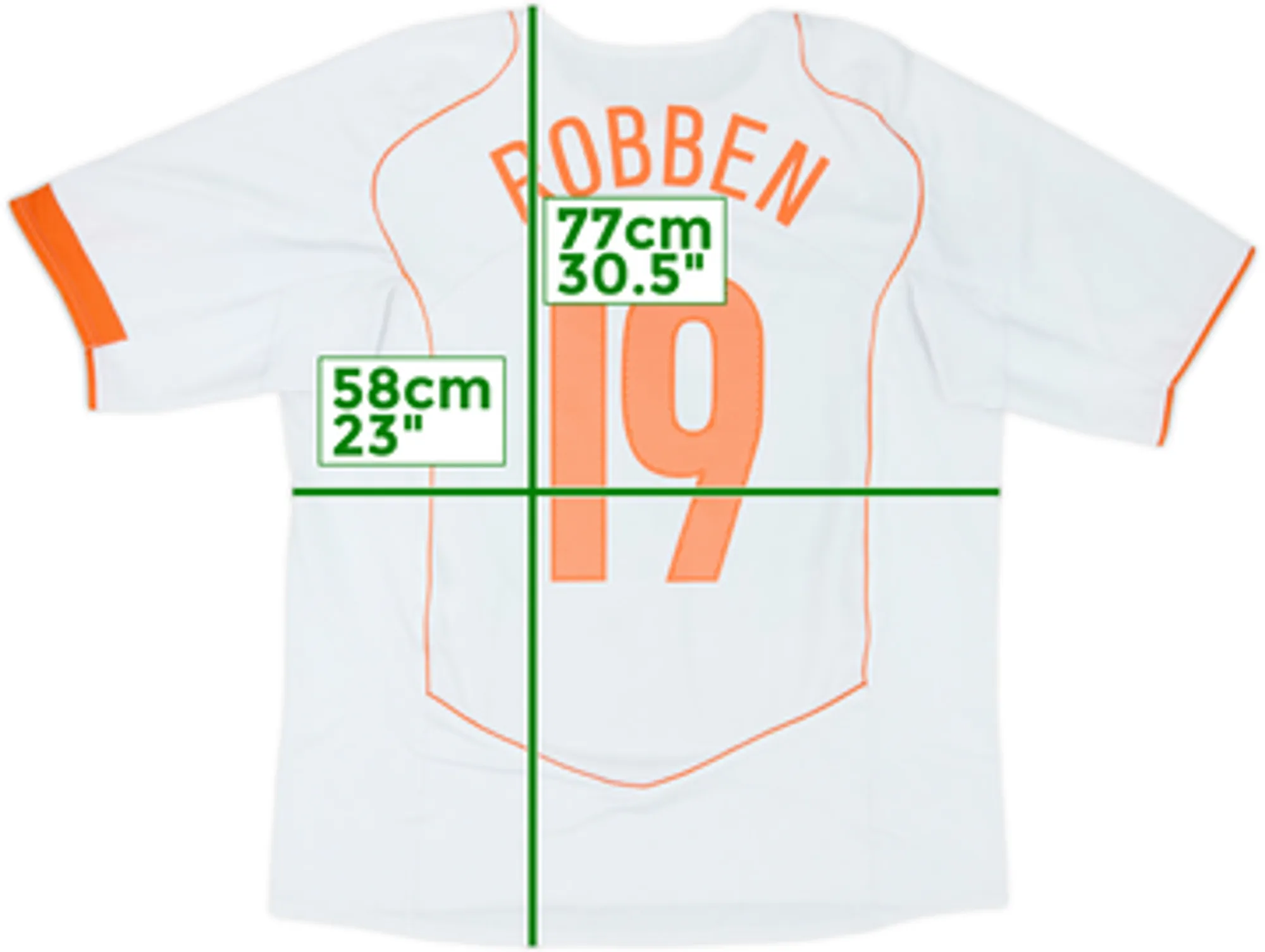 2004-06 Netherlands Away Shirt Robben #19 - 5/10 - (XL)