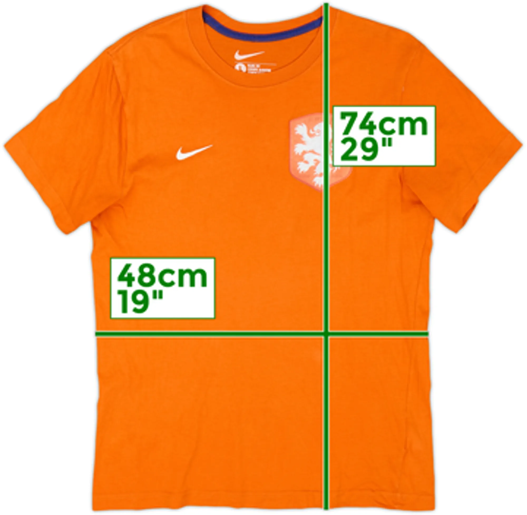 2014-15 Netherlands Nike Cotton Tee - 8/10 - (L)