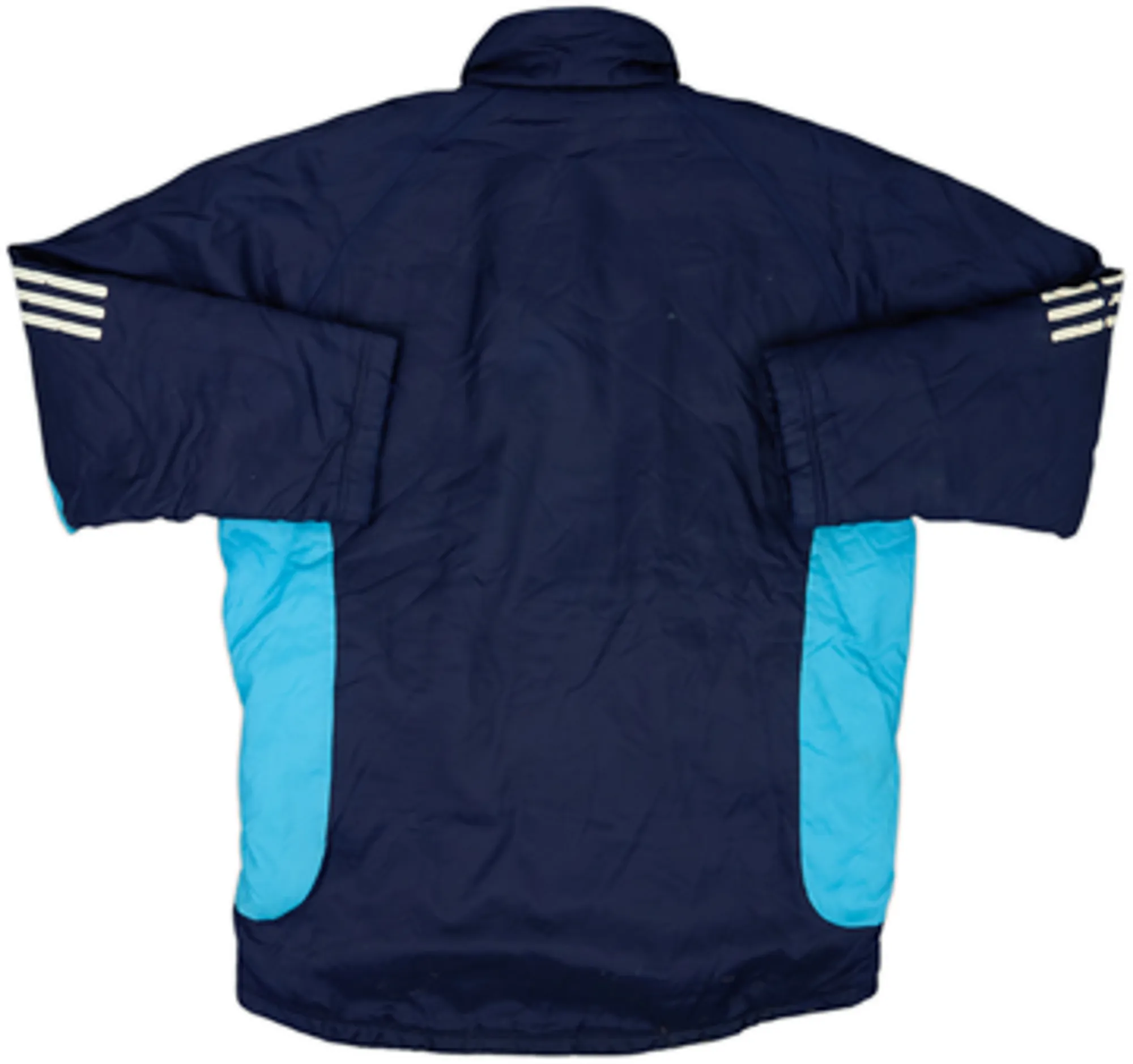 2002-03 Olympique Marseille adidas Padded Bench Coat - 5/10 - (M/L)
