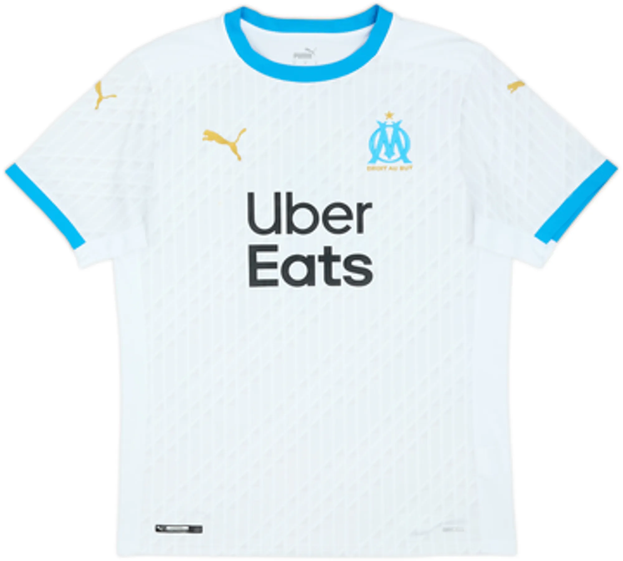 2020-21 Olympique Marseille Home Shirt Kamara #4 - 6/10 - (M)