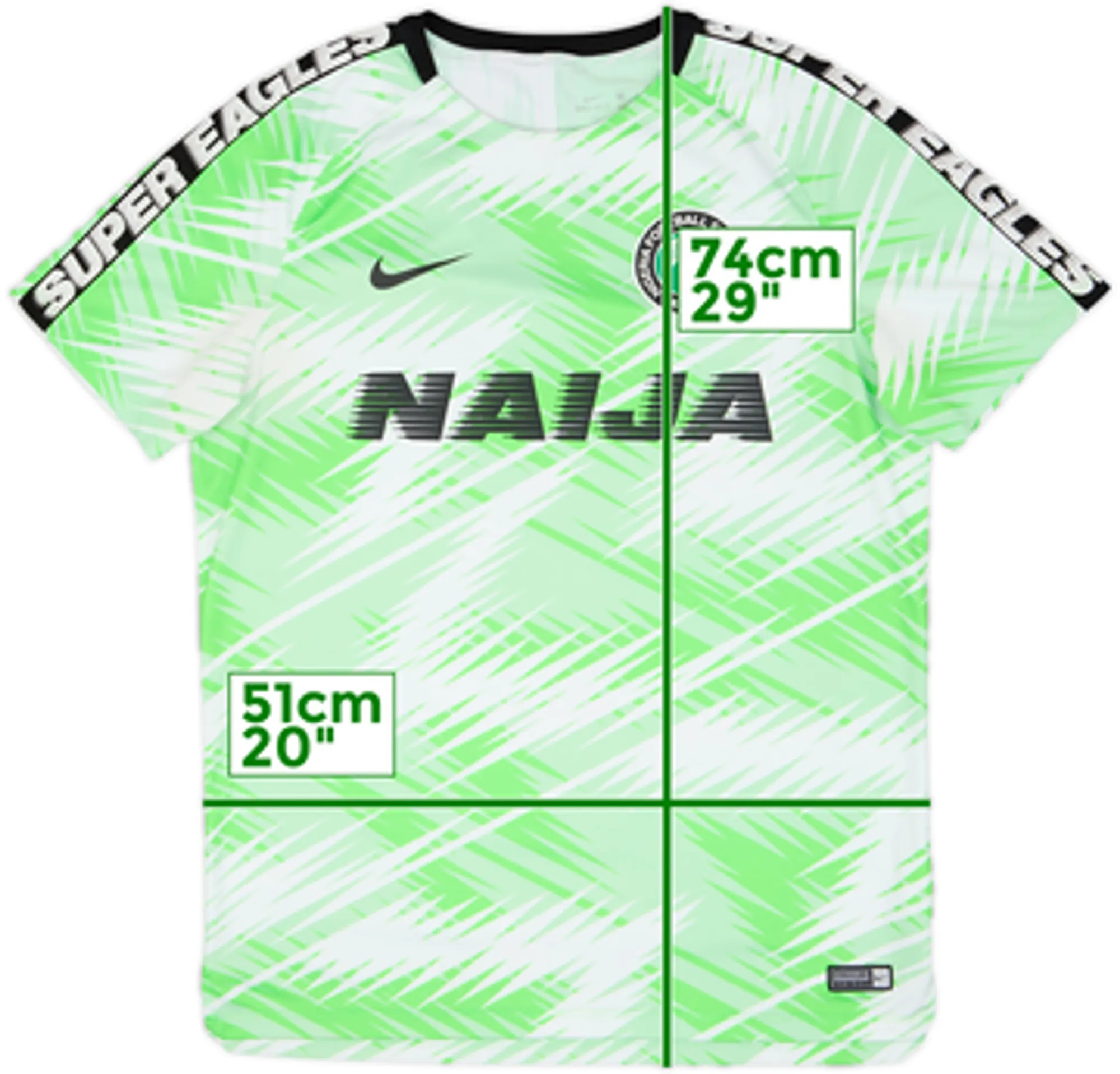 2018-19 Nigeria Nike Training Shirt - 9/10 - (L)