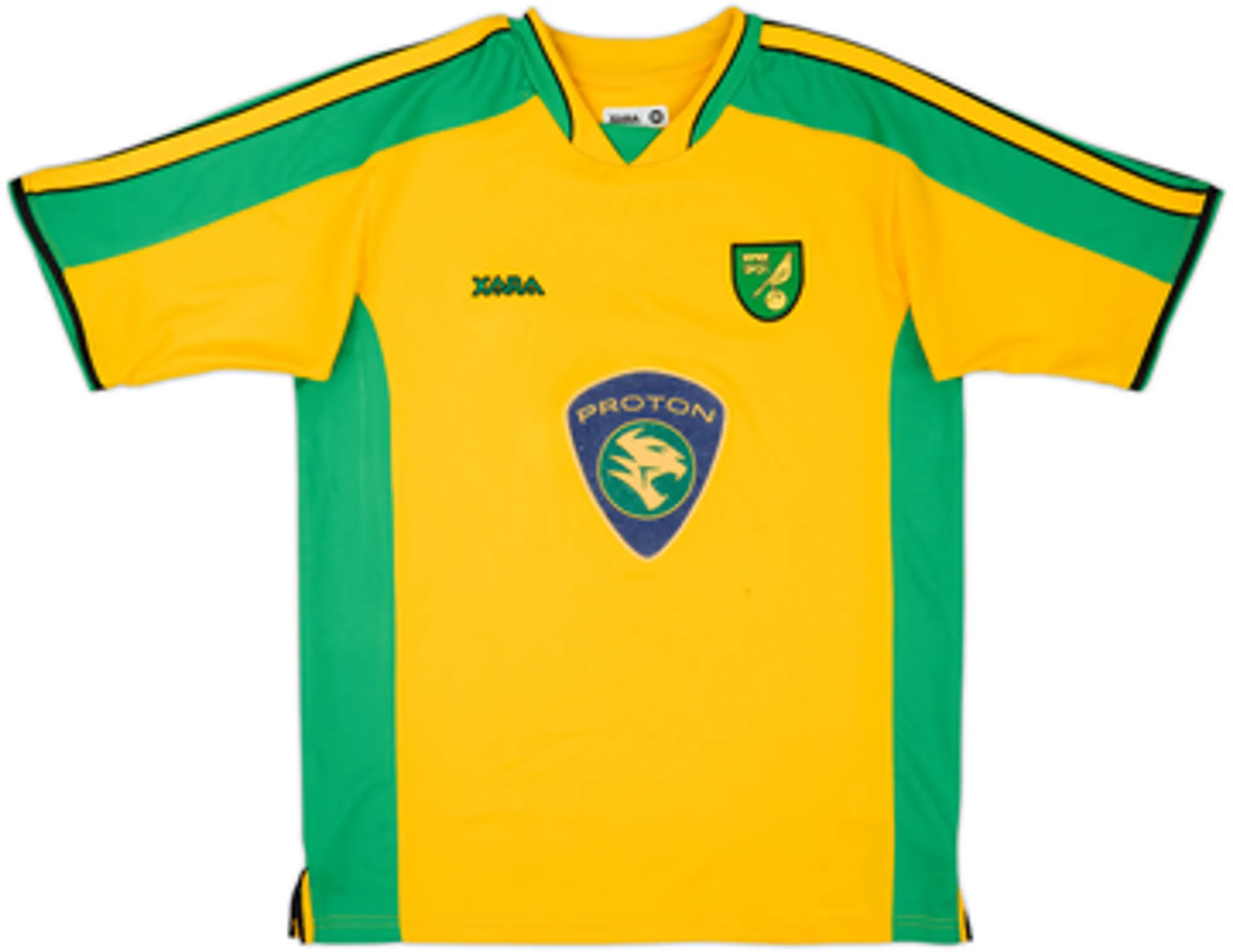 2003-05 Norwich Home Shirt Huckerby #6 - 7/10 - (M)