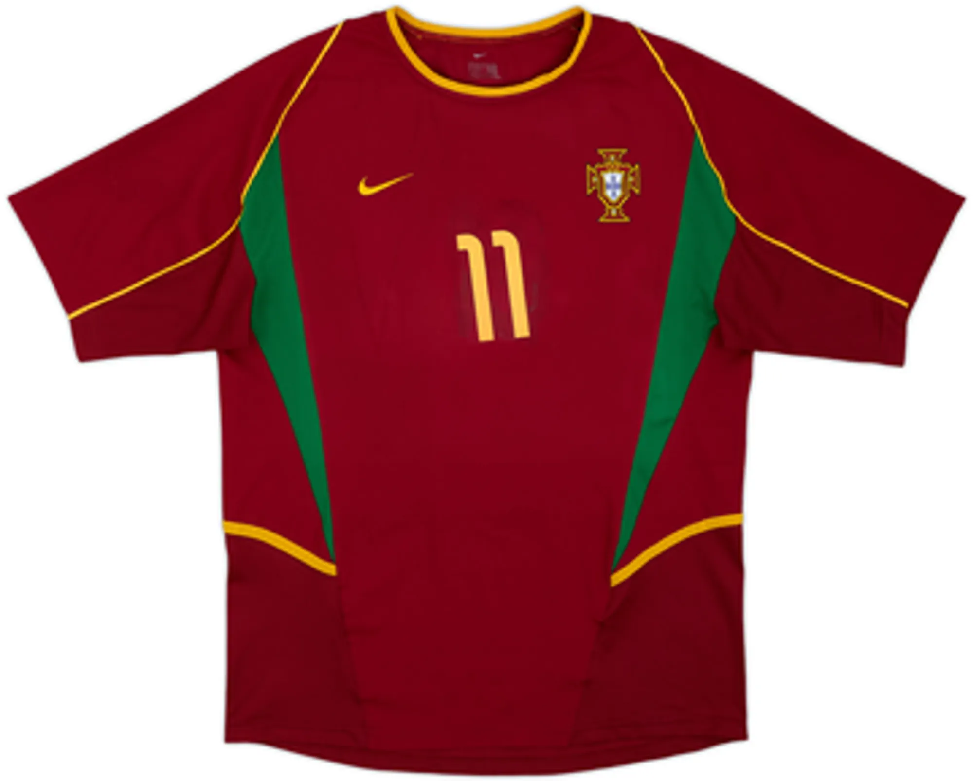 2002-04 Portugal Home Shirt C.Ronaldo #11 - 4/10 - (M)