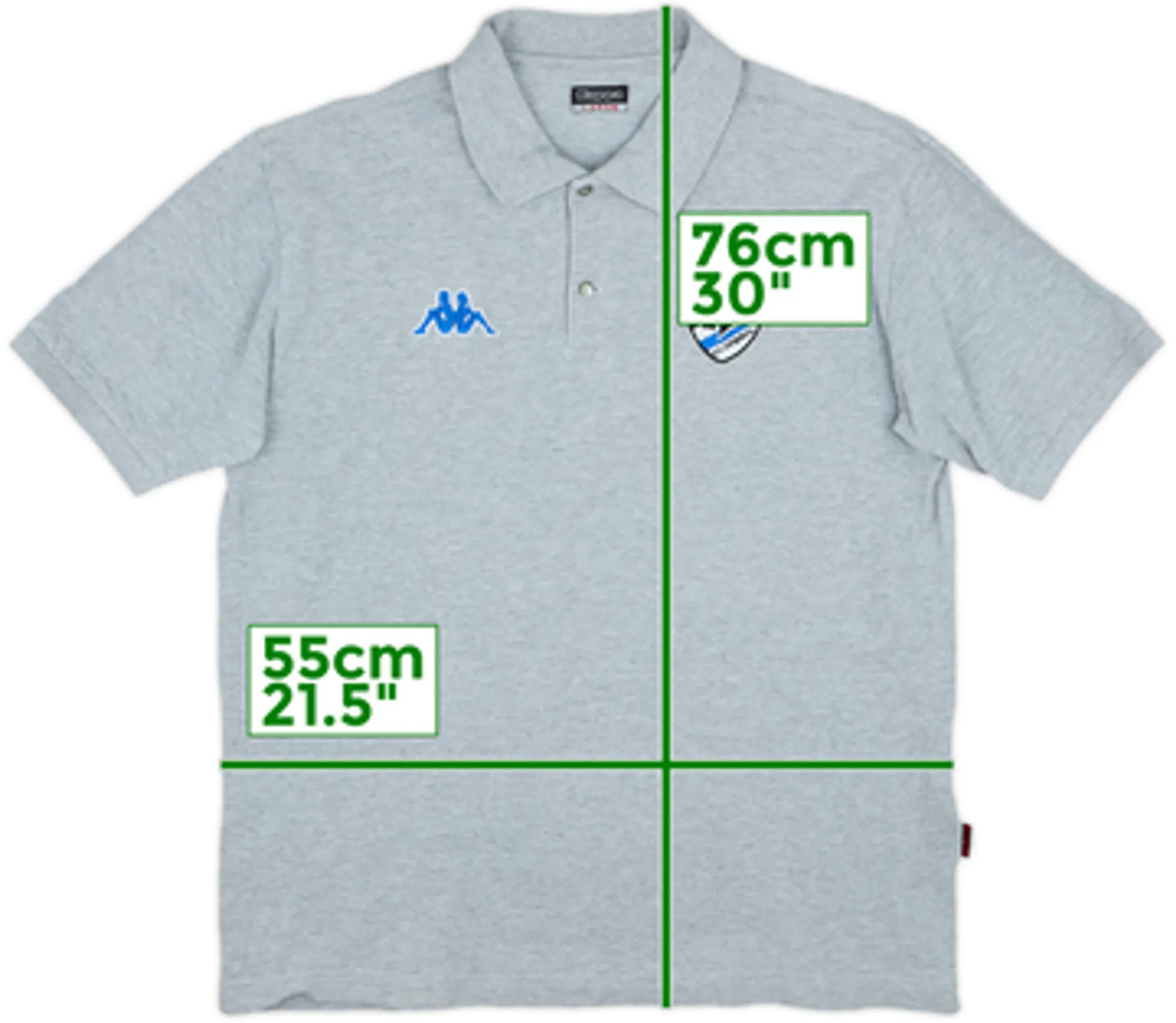 2004-05 Sampdoria Kappa Polo Shirt - 9/10 - (L)