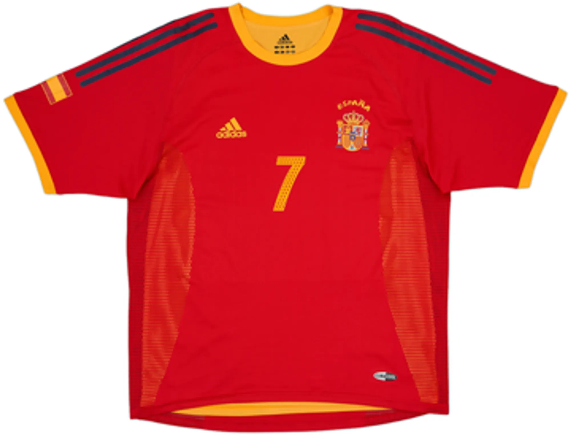 2002-04 Spain Player Issue Home Shirt Raul #7 - 7/10 - (L)