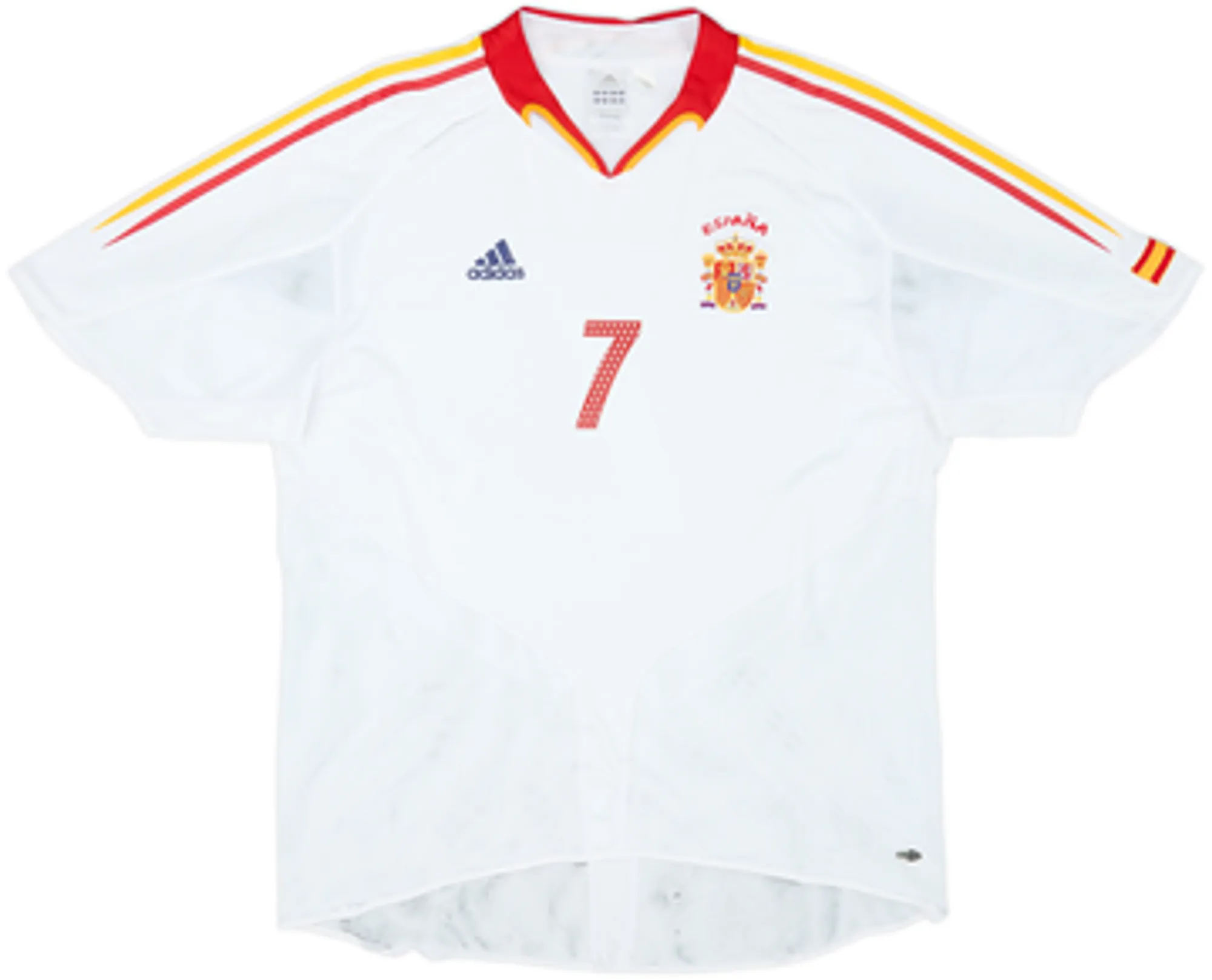 2004-06 Spain Away Shirt Raul #7 - 6/10 - (XL)
