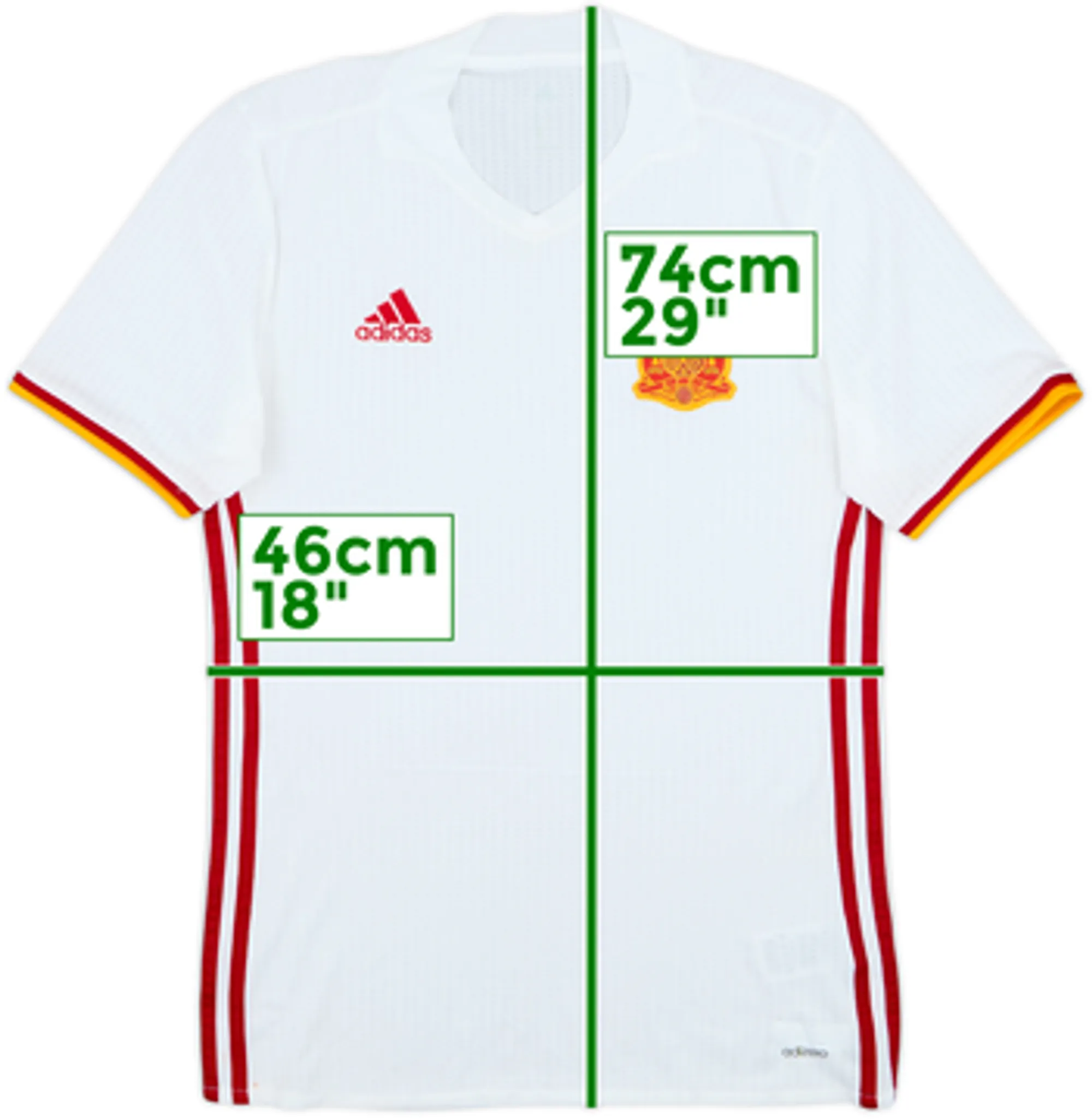 2016-17 Spain Authentic Away Shirt - 10/10 - (M)