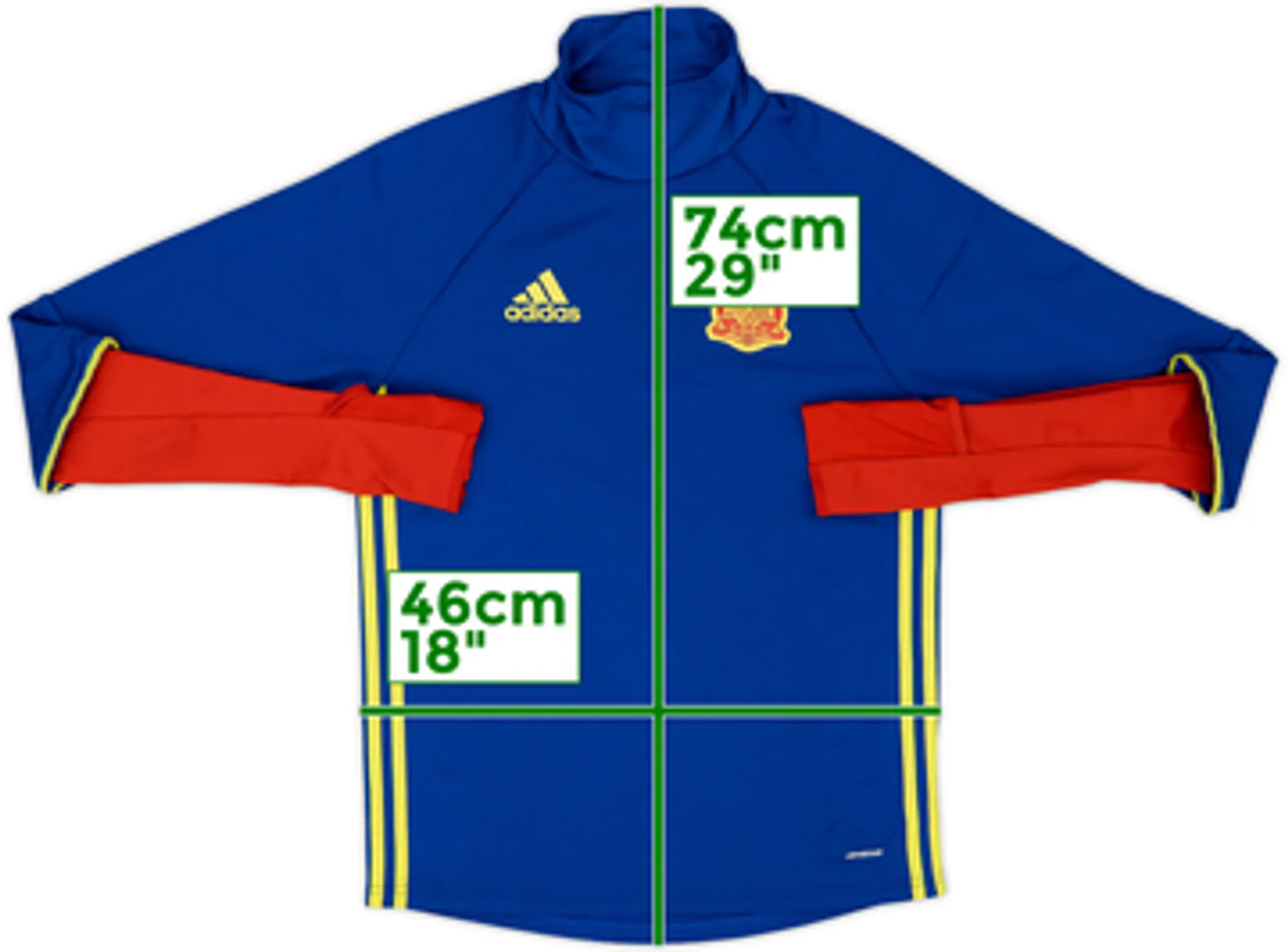 2016-17 Spain adidas Drill Top - 9/10 - (S)
