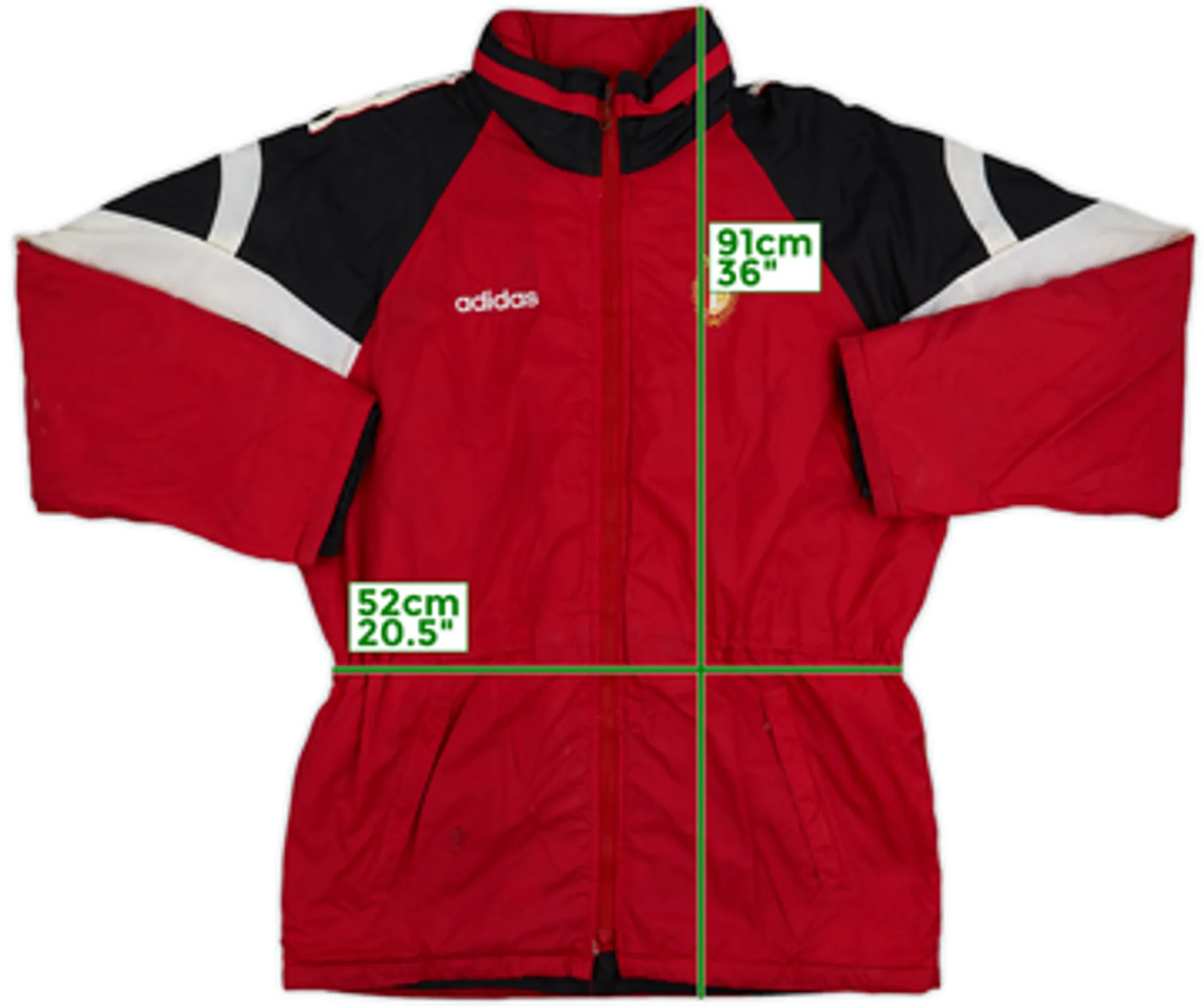 1997-98 Standard Liege adidas Padded Bench Coat - 5/10 - (M/L)