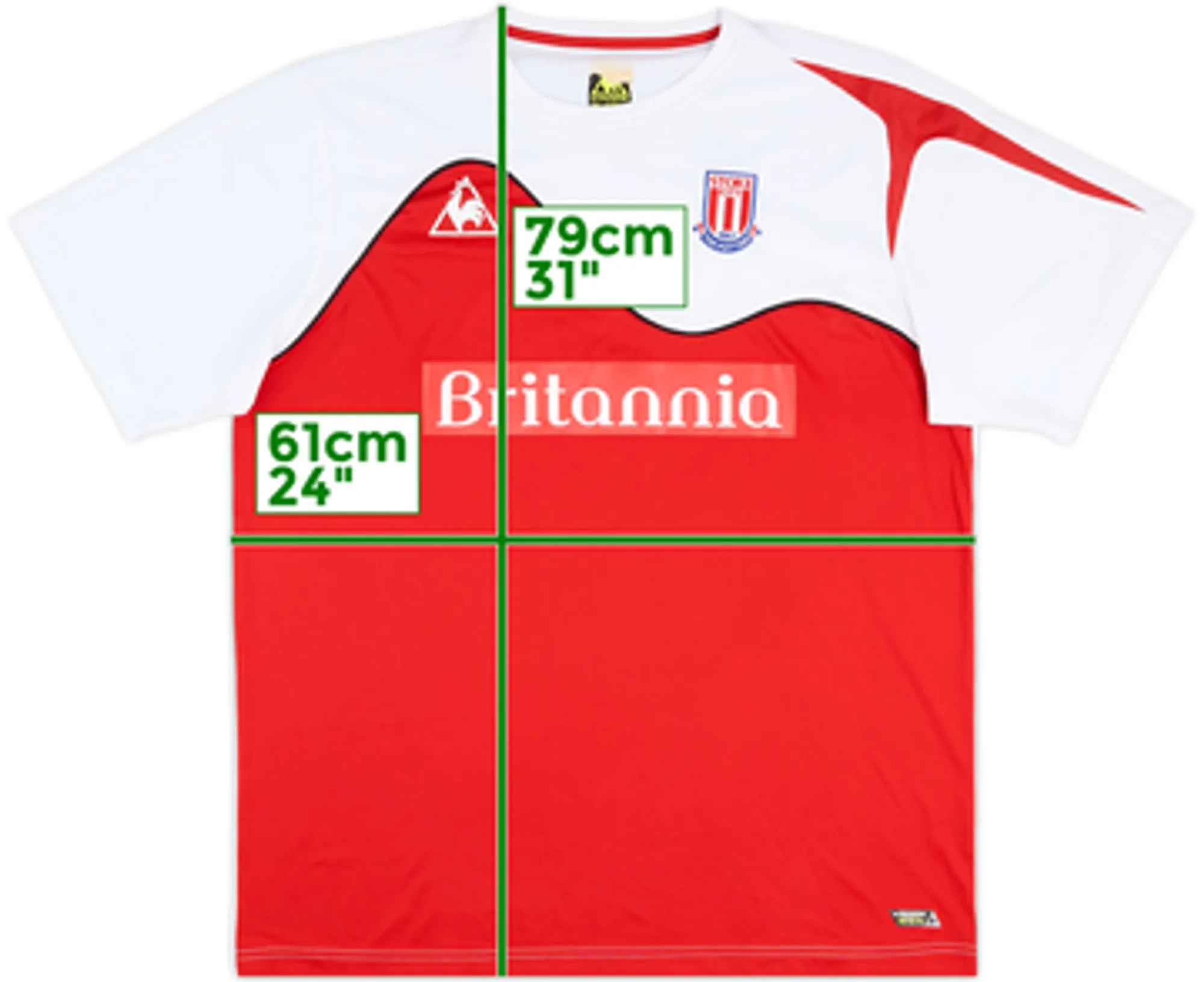2009-10 Stoke City Le Coq Sportif Training Shirt - 9/10 - (XXL)