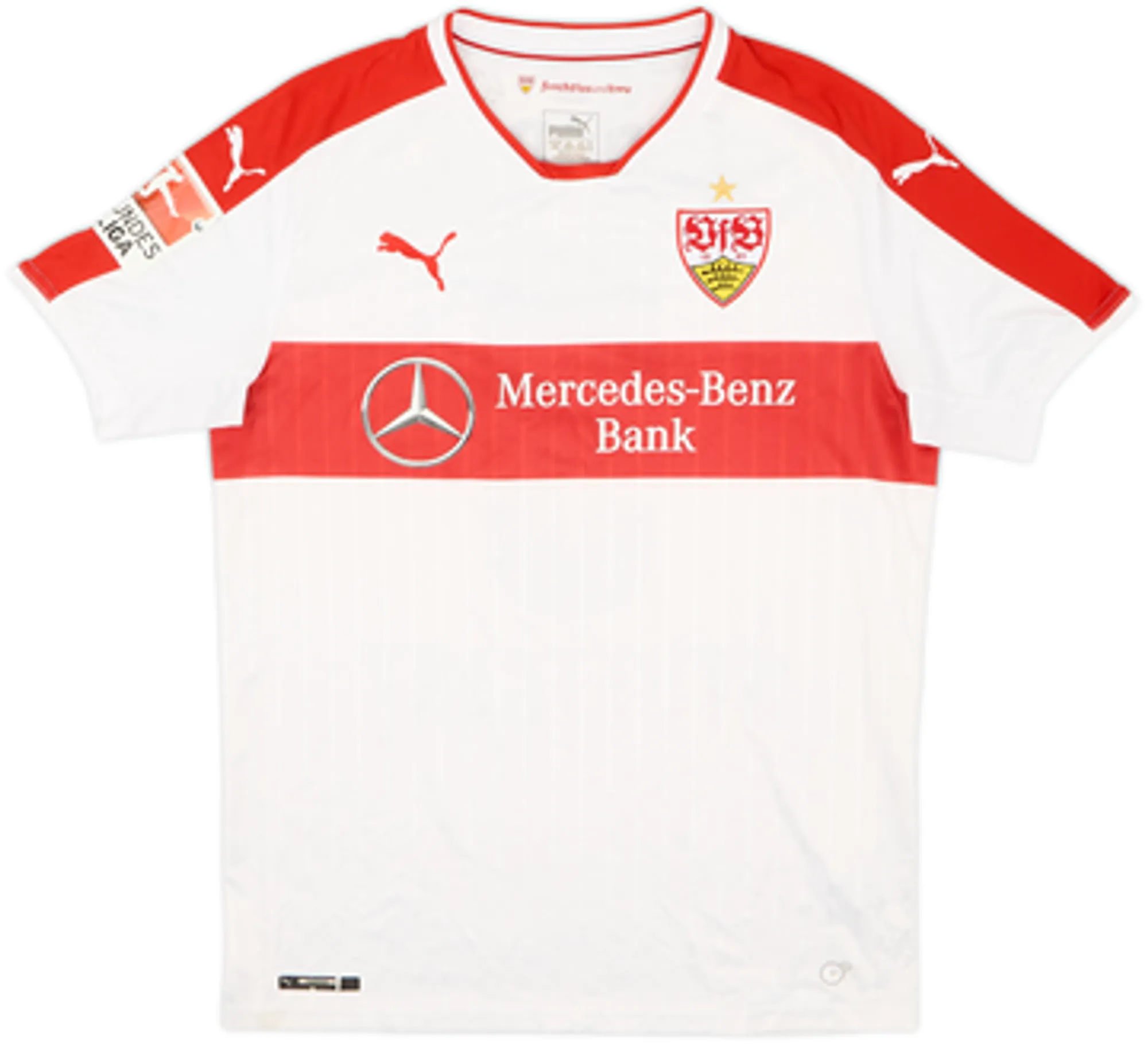 2016-17 Stuttgart Squad Signed Home Shirt Terodde #9 - 6/10 - (M)
