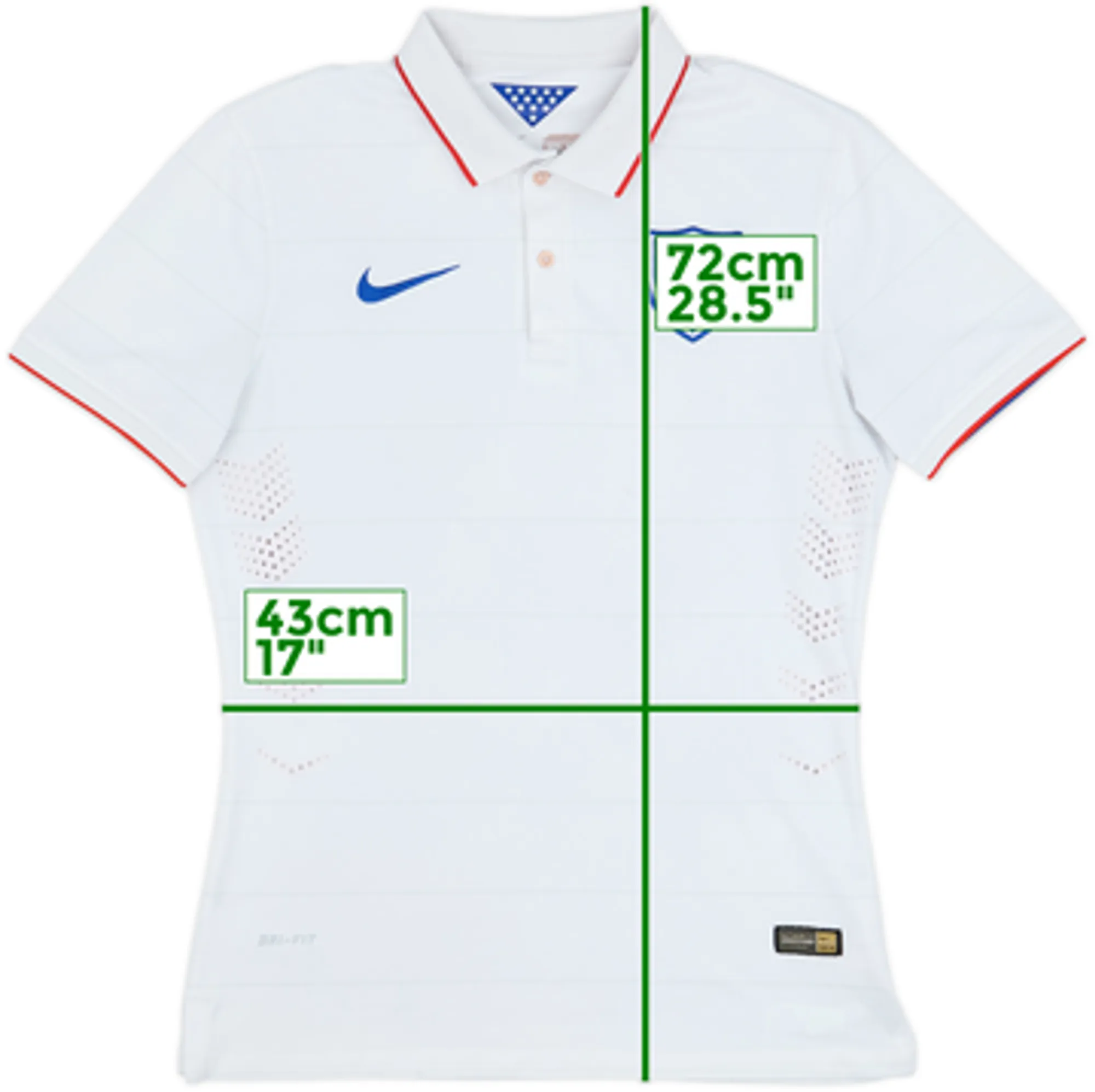 2014-15 USA Authentic Home Shirt - 6/10 - (M)
