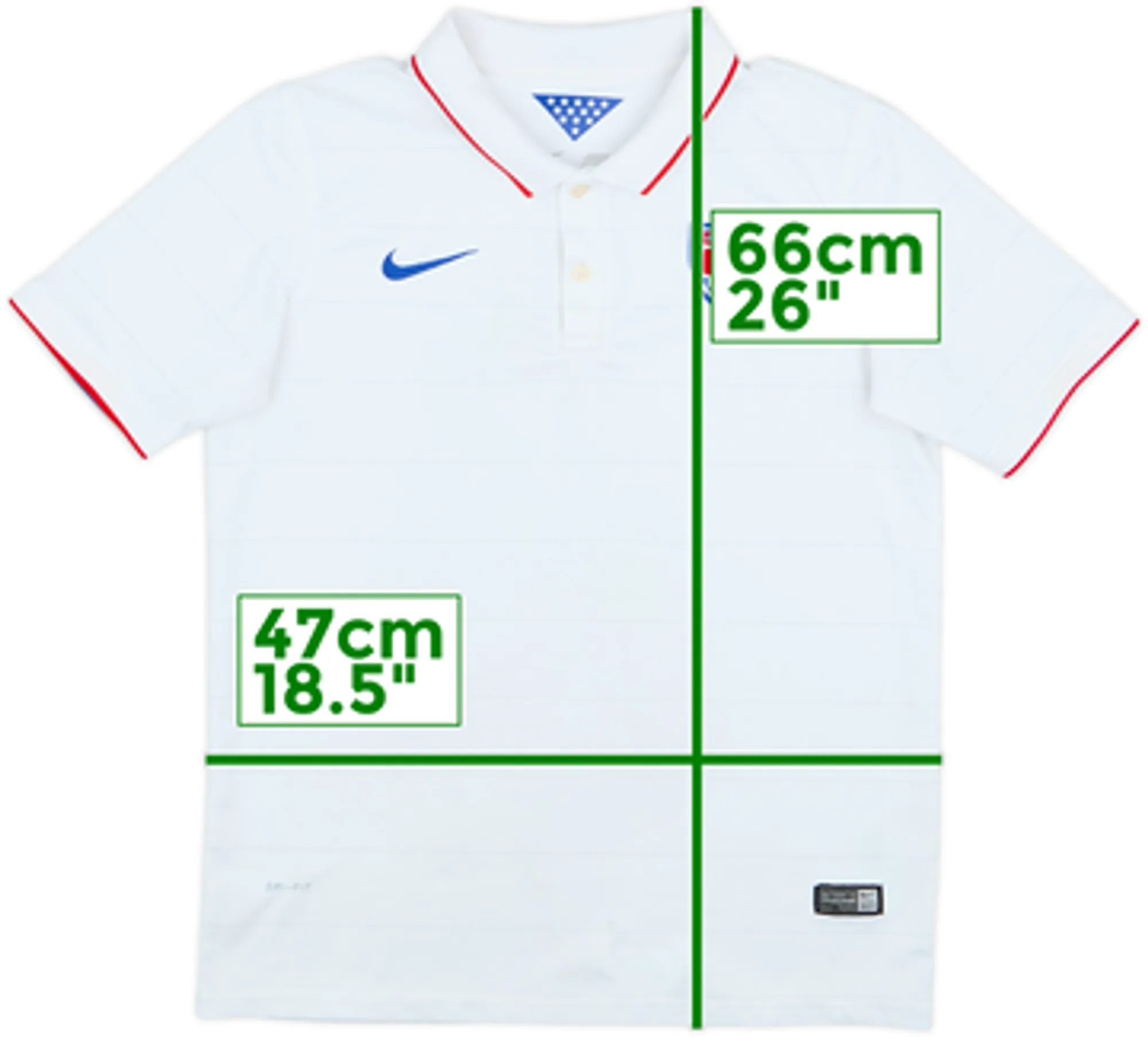 2014-15 USA Home Shirt - 7/10 - (Women's XL)