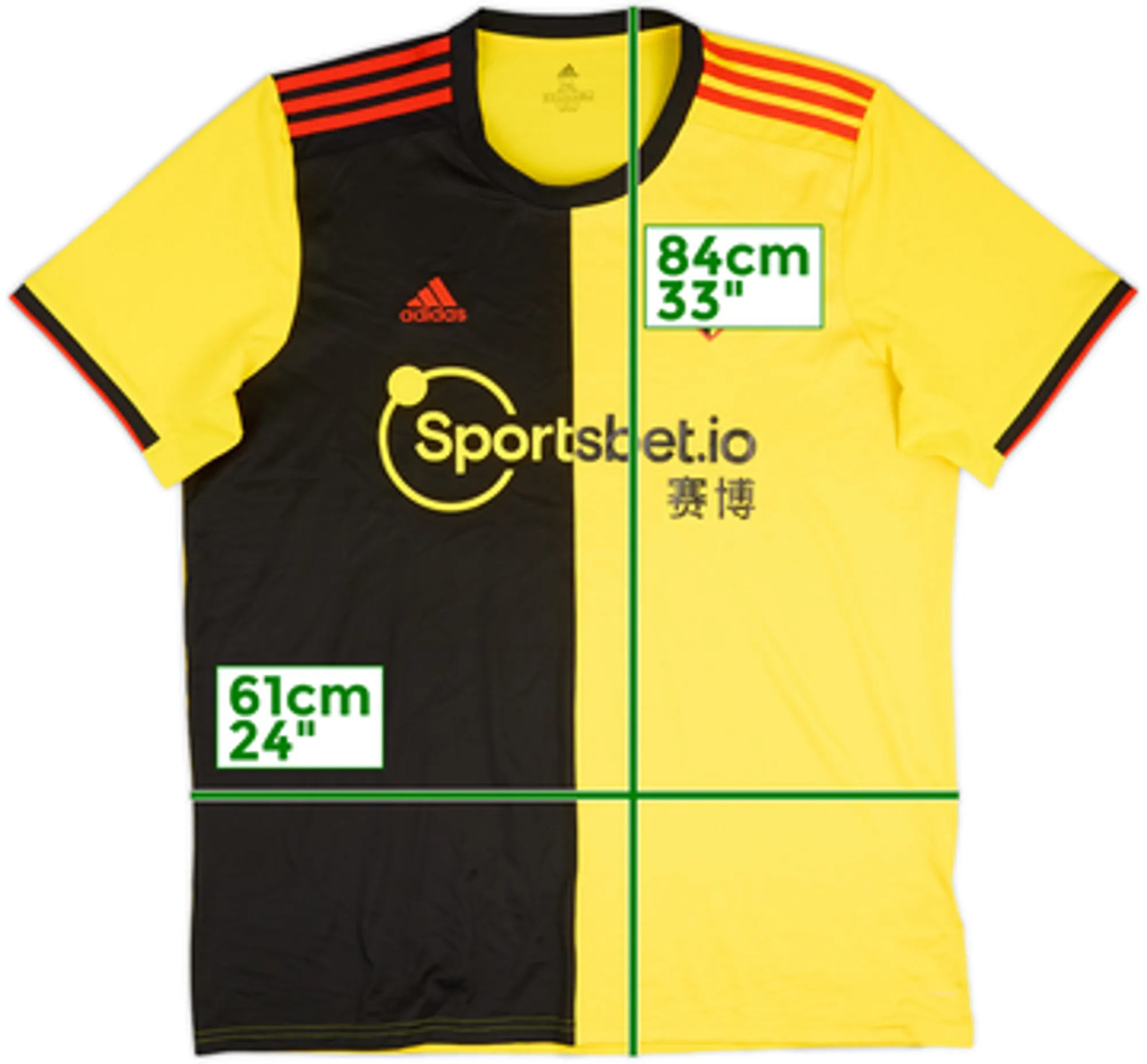 2019-20 Watford Home Shirt - 7/10 - (XXL)