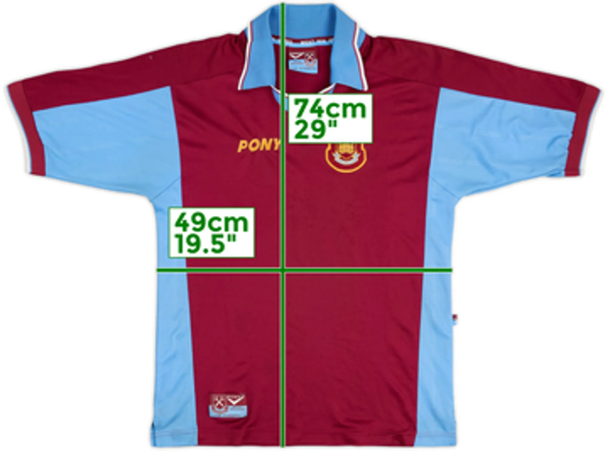 1997-98 West Ham Home Shirt - 6/10 - (S)
