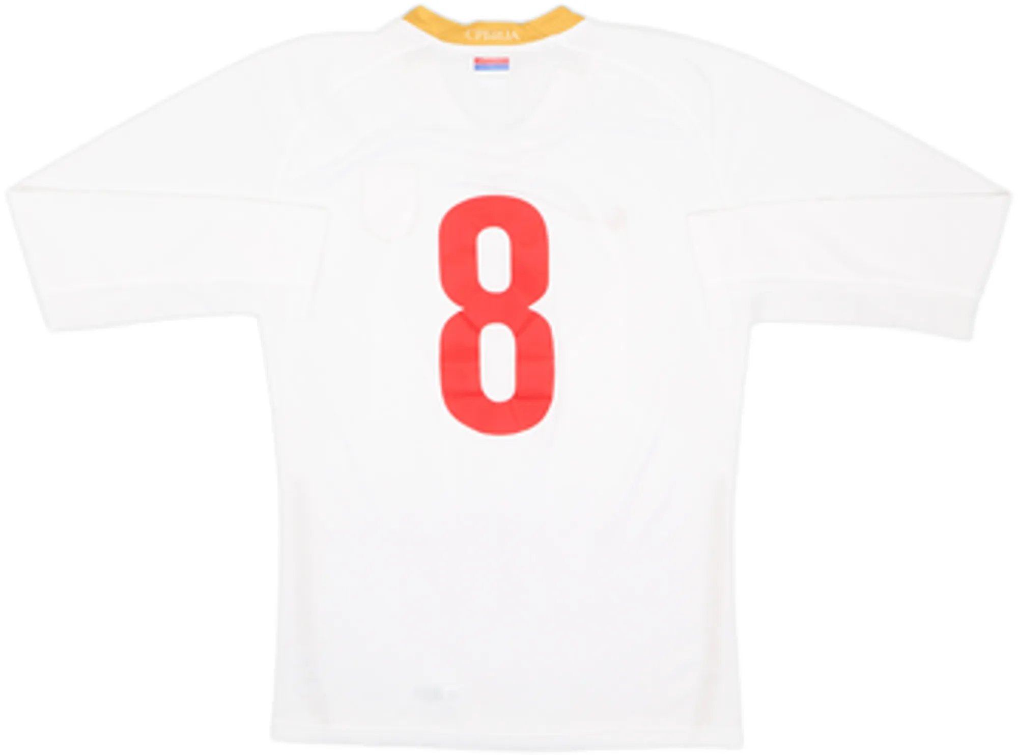 2008-10 Serbia Player Issue Away L/S Shirt #8 - 8/10 - (XL)