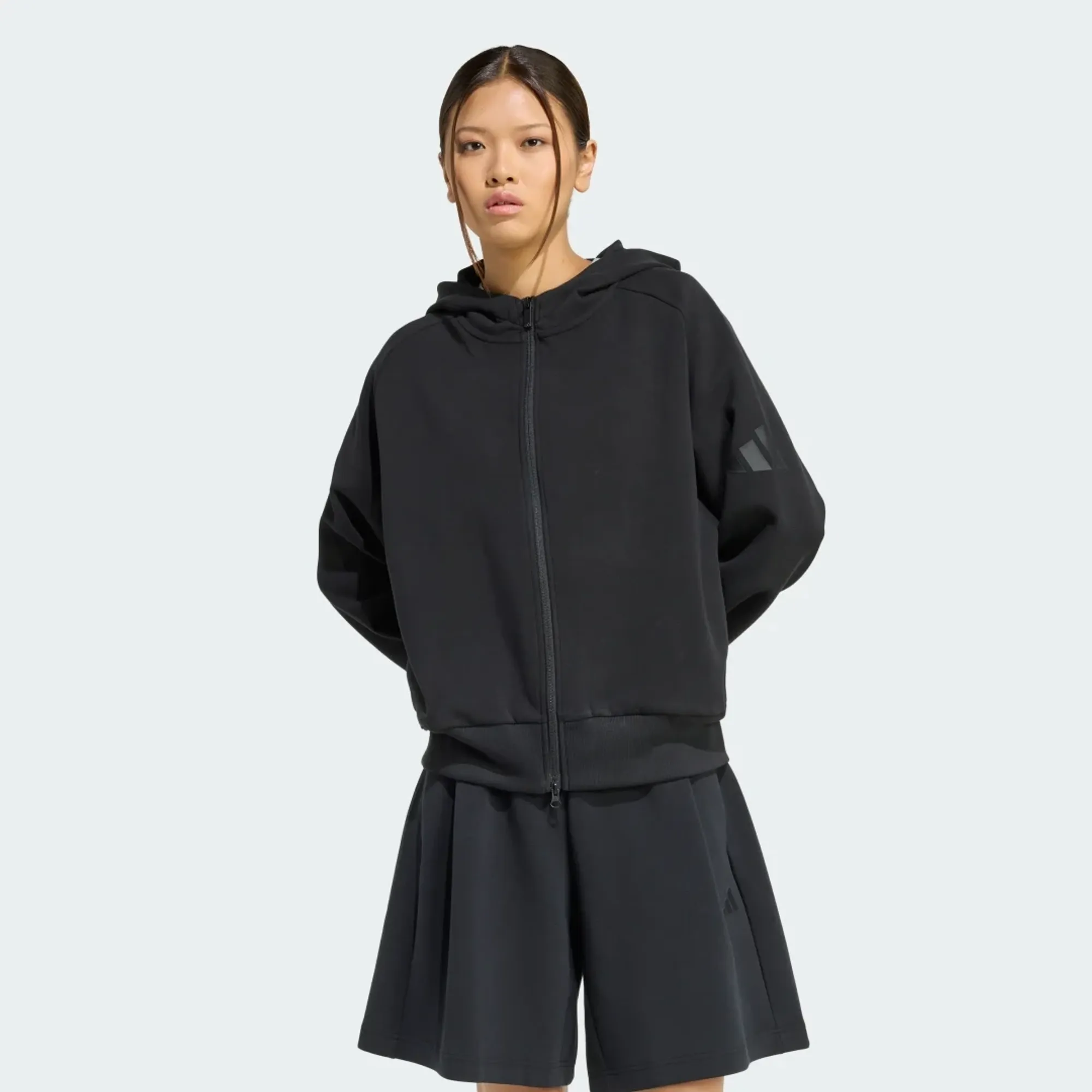 adidas SOFT LUX FULL-ZIP HOODIE