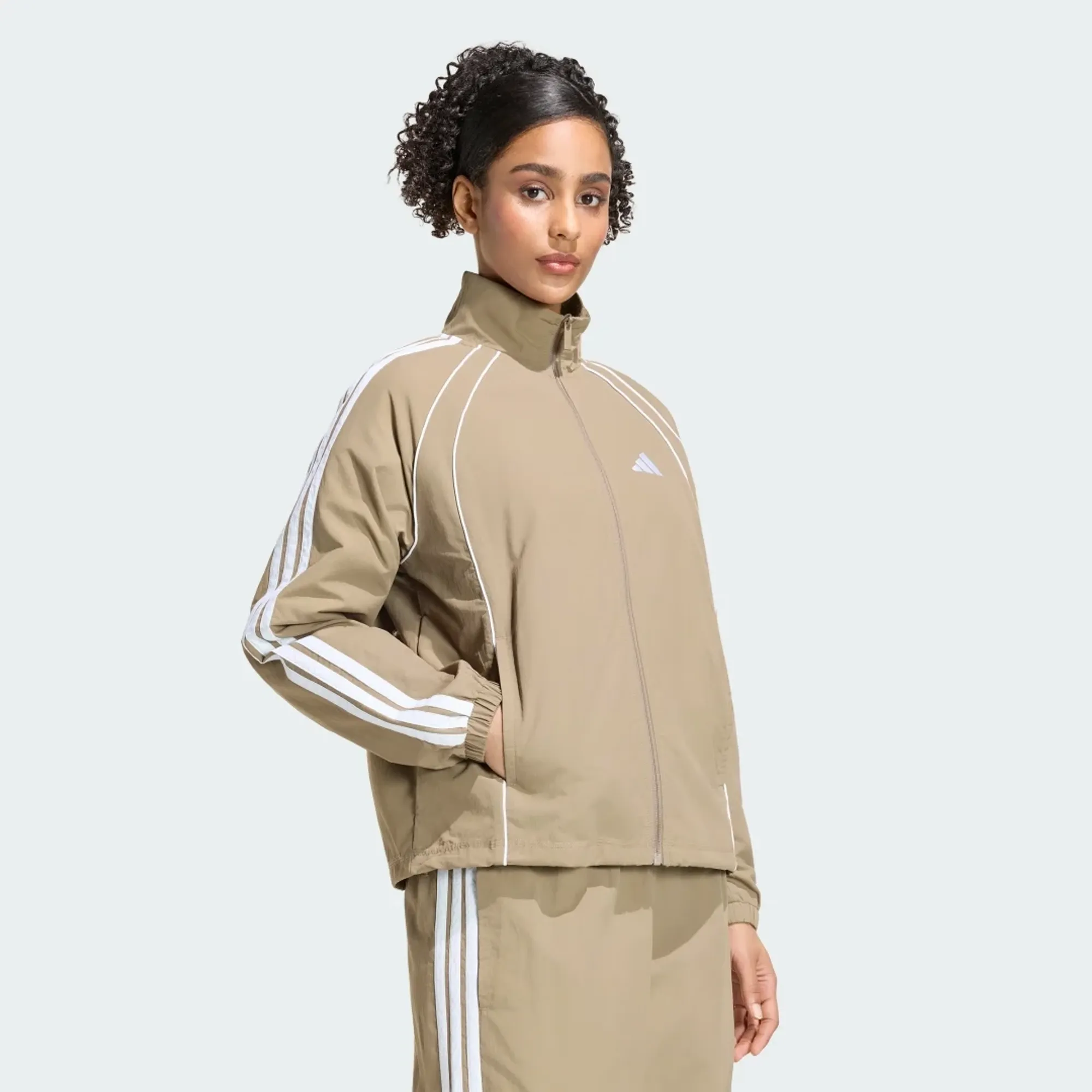 adidas Iconic Woven Tracktop with 3-Stripes