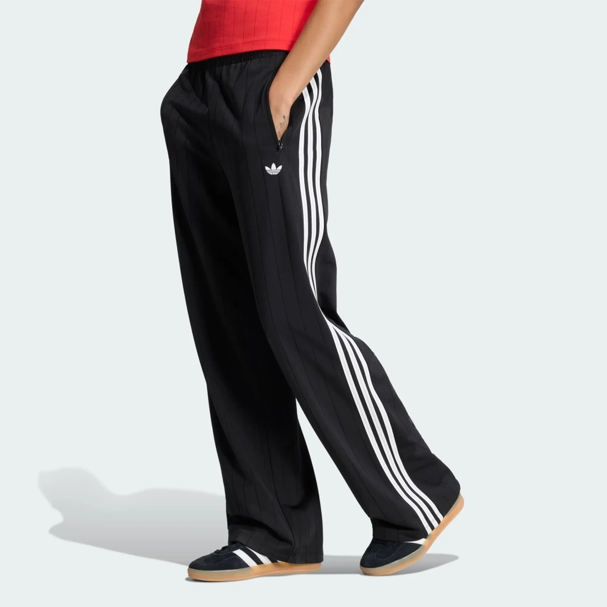 adidas PINSTRIPE FIREBIRD LOOSE TRACKPANT