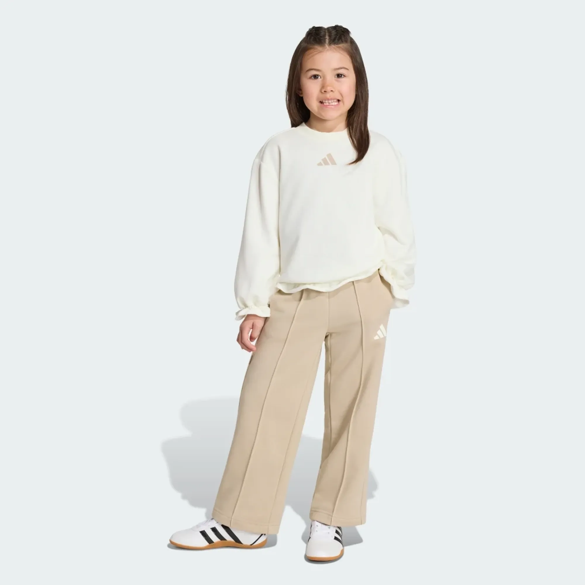 adidas Seasonals Ruffles Sweatset Little Girls
