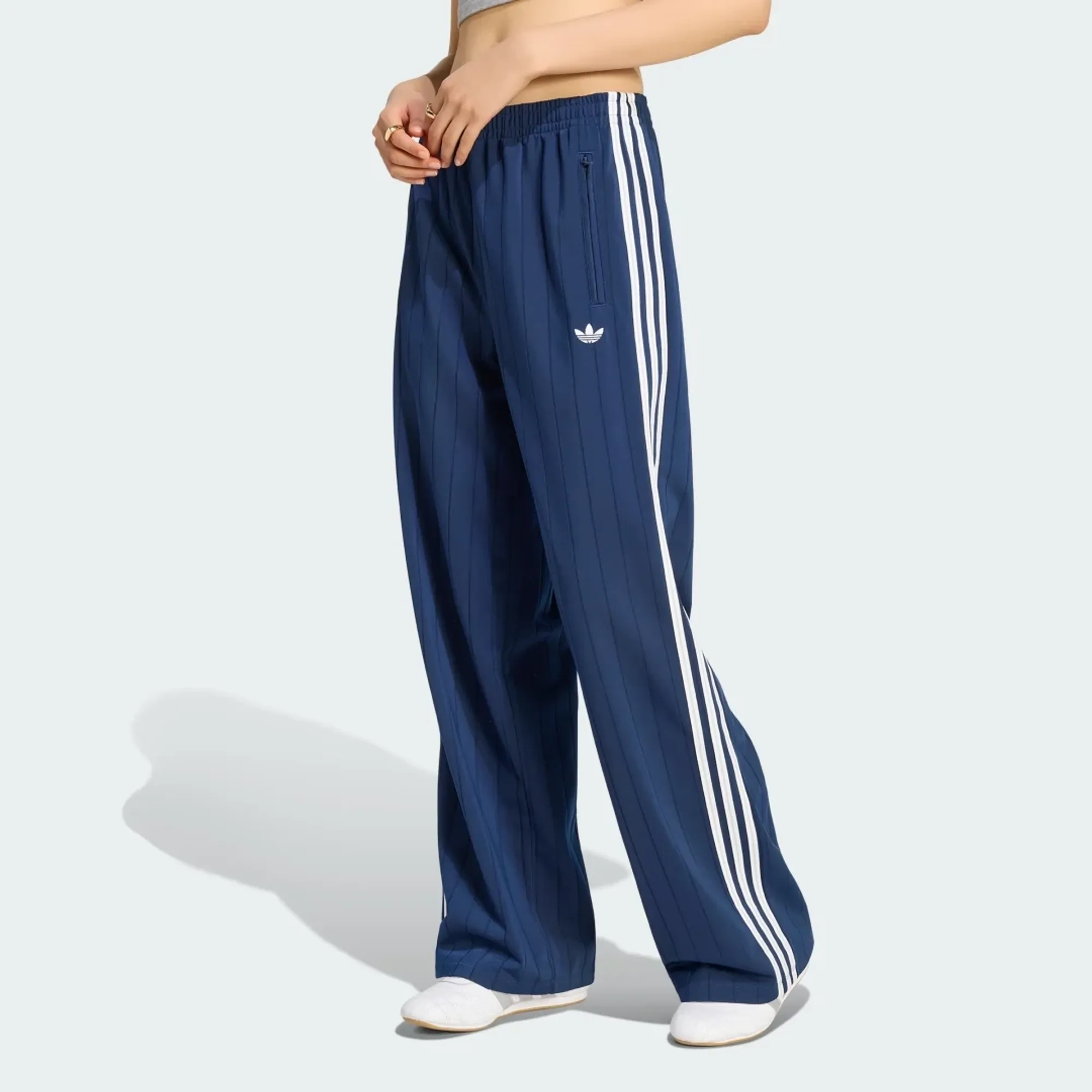 adidas PINSTRIPE FIREBIRD LOOSE TRACKPANT