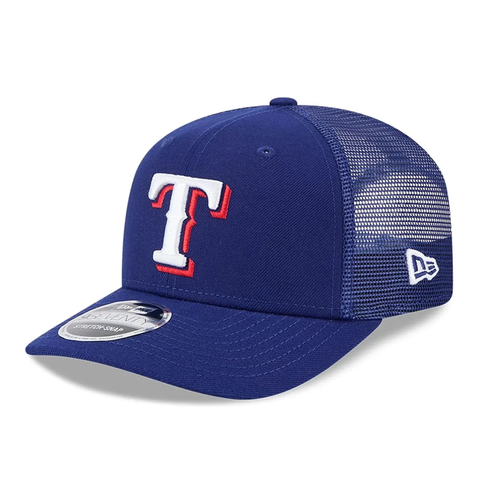 Texas Rangers MLB Evergreen Dark Blue 9SEVENTY Stretch Snap Adjustable Cap New Era Cap adult unisex