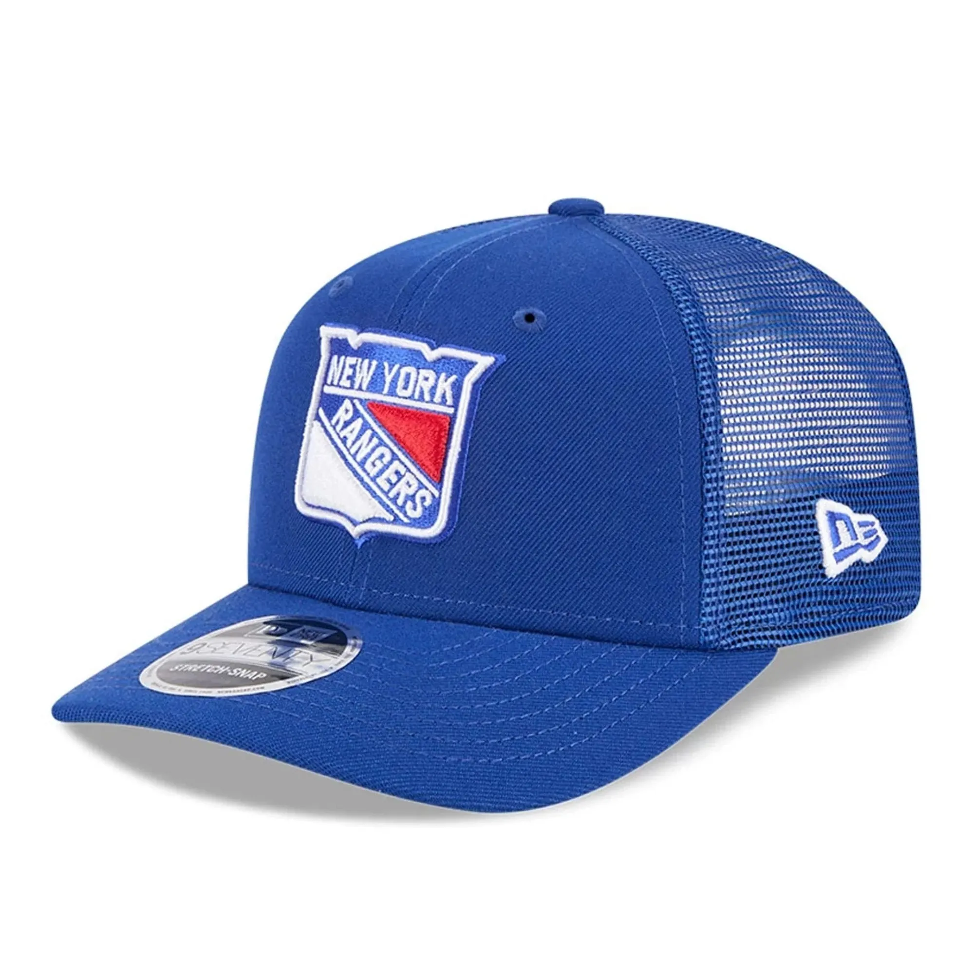 New York Rangers NHL Evergreen Blue 9SEVENTY Stretch Snap Adjustable Cap New Era Cap adult unisex