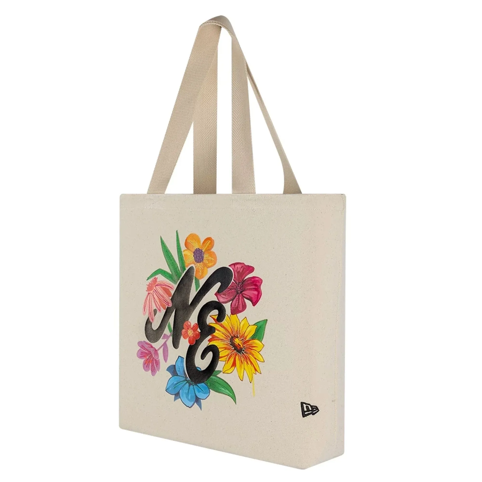 New Era Graphic Light Beige Tote Bag adult unisex