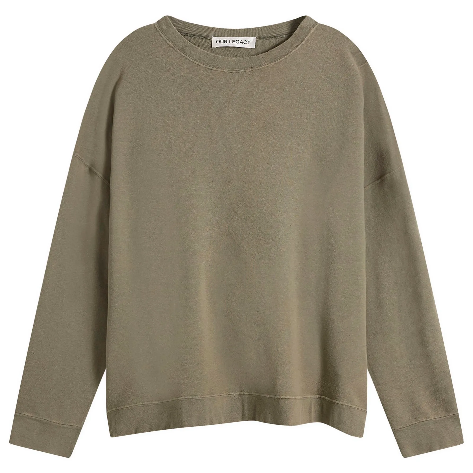 Our Legacy Men's Worn Slack Sweatshirt Olive