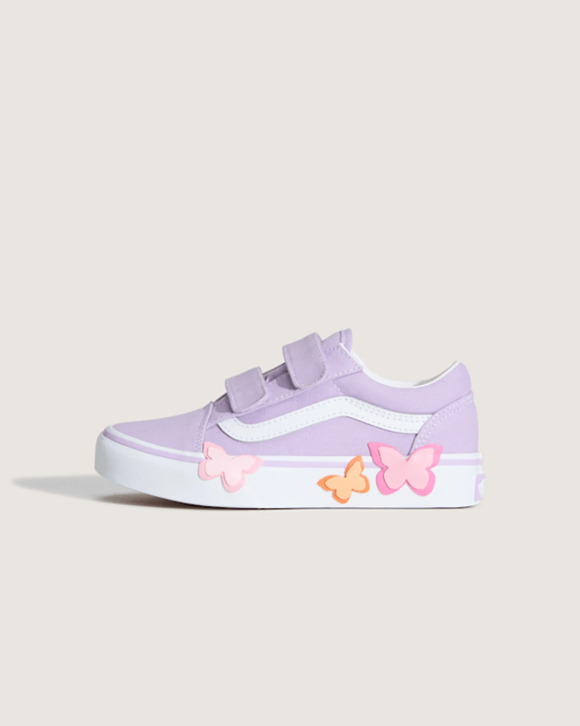 Vans - Kids Old Skool V Shoes (4-8 Years), Lilac