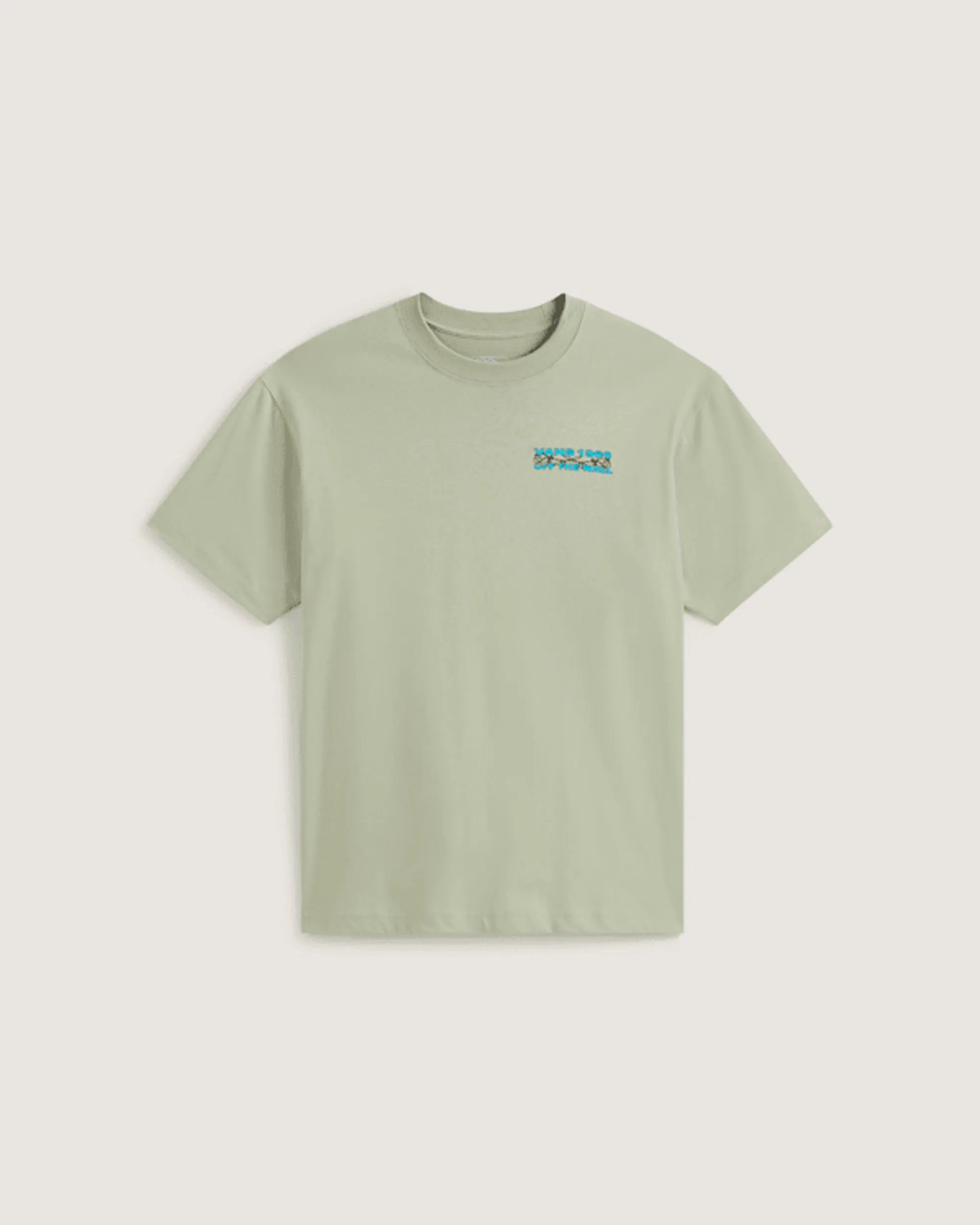 Vans - Barb Plate Loose T-Shirt, Man, Beige