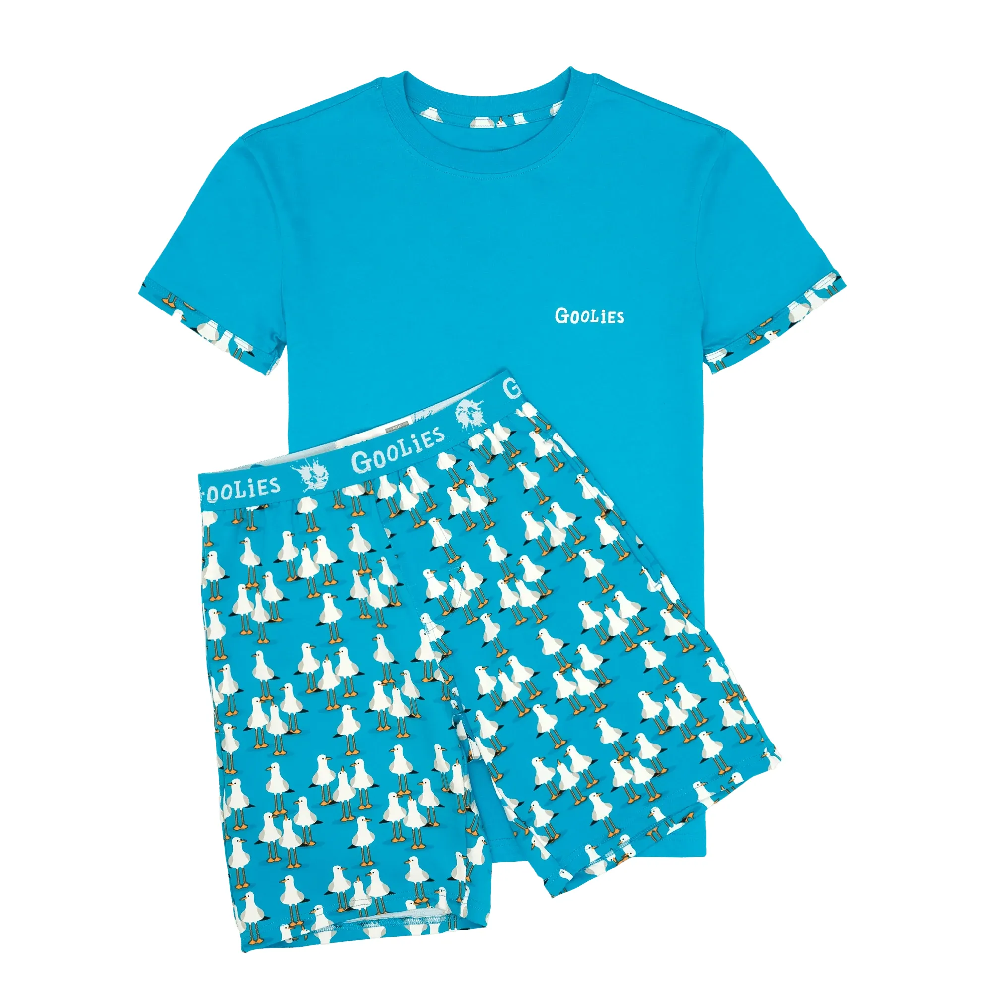 Seagulls - Kids Short Pyjamas Set (T-Shirt & Shorts)