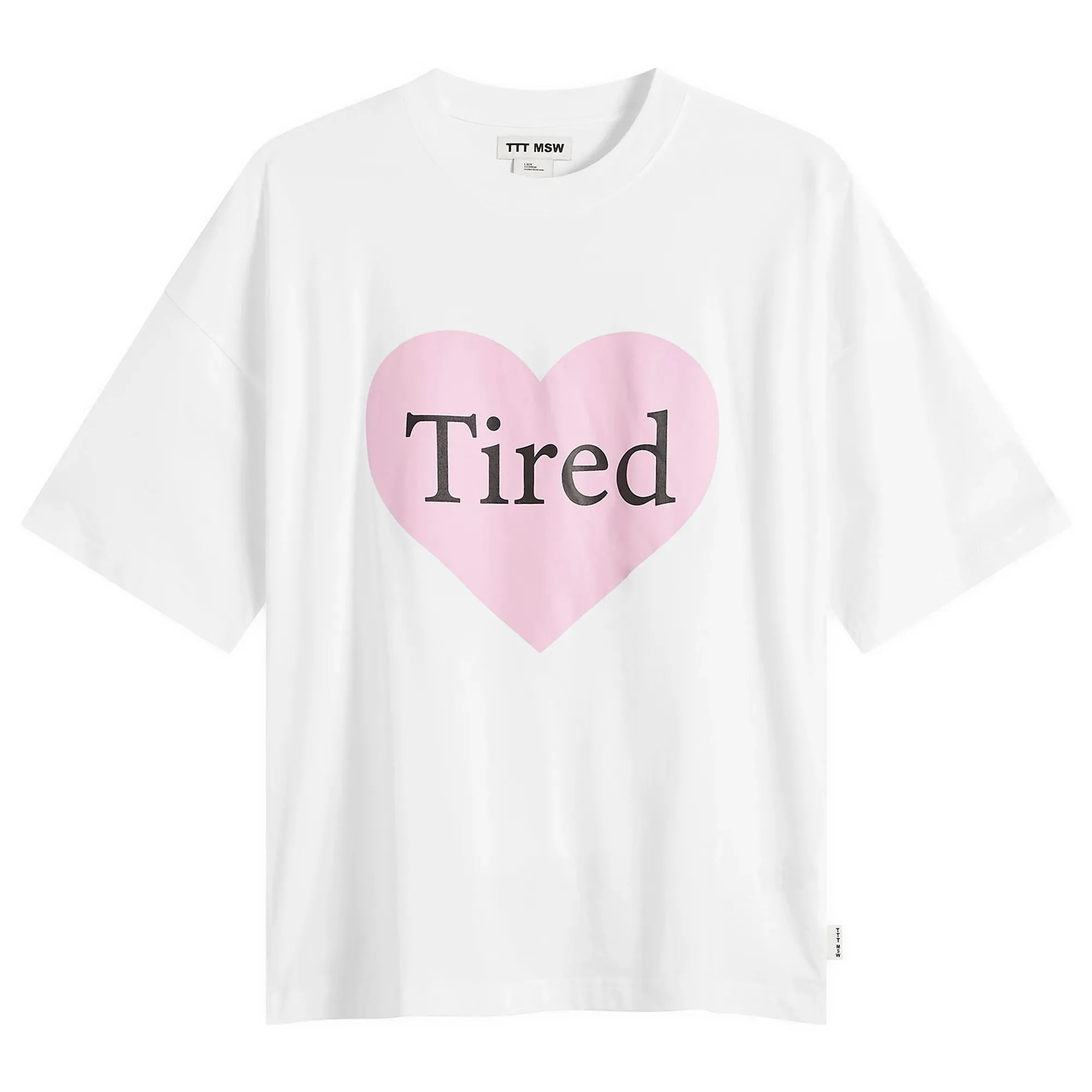 TTT MSW Men's Tired T-Shirt White