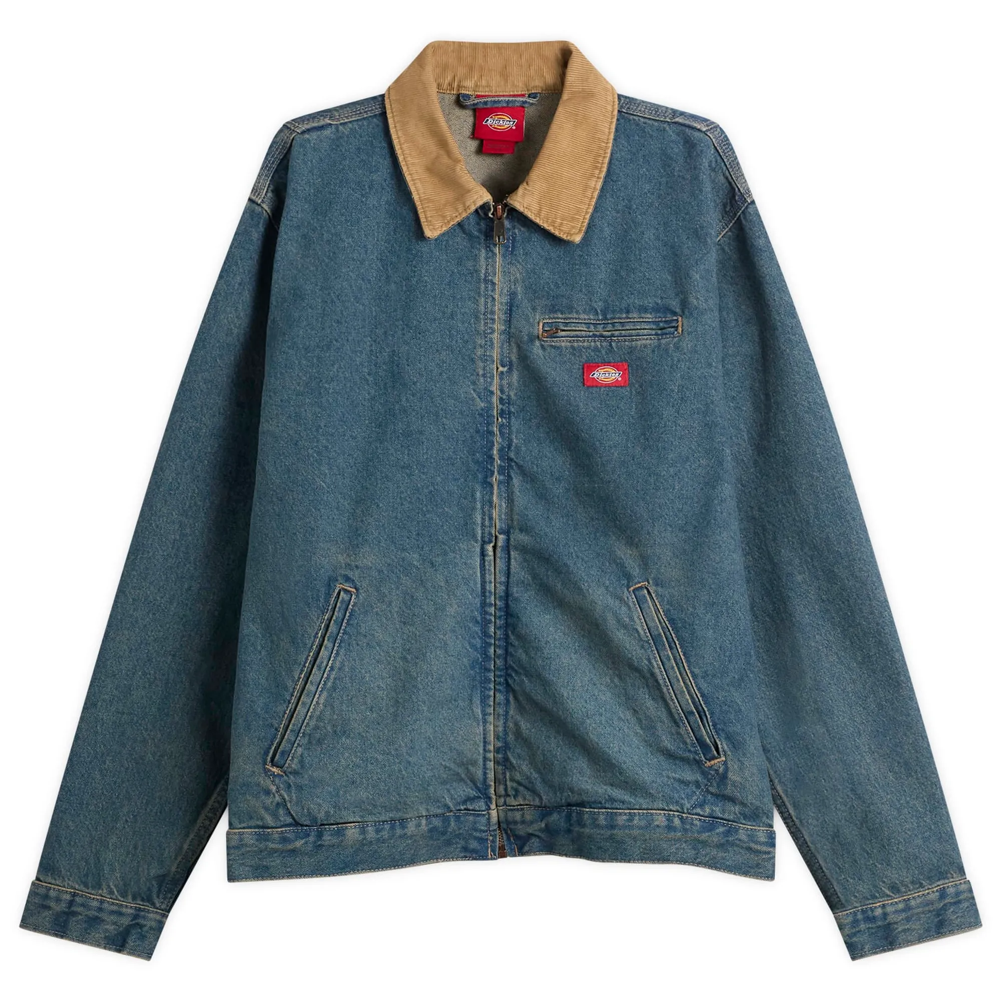Dickies Men's Denim Painter Jacket Khaki Tinted Blue