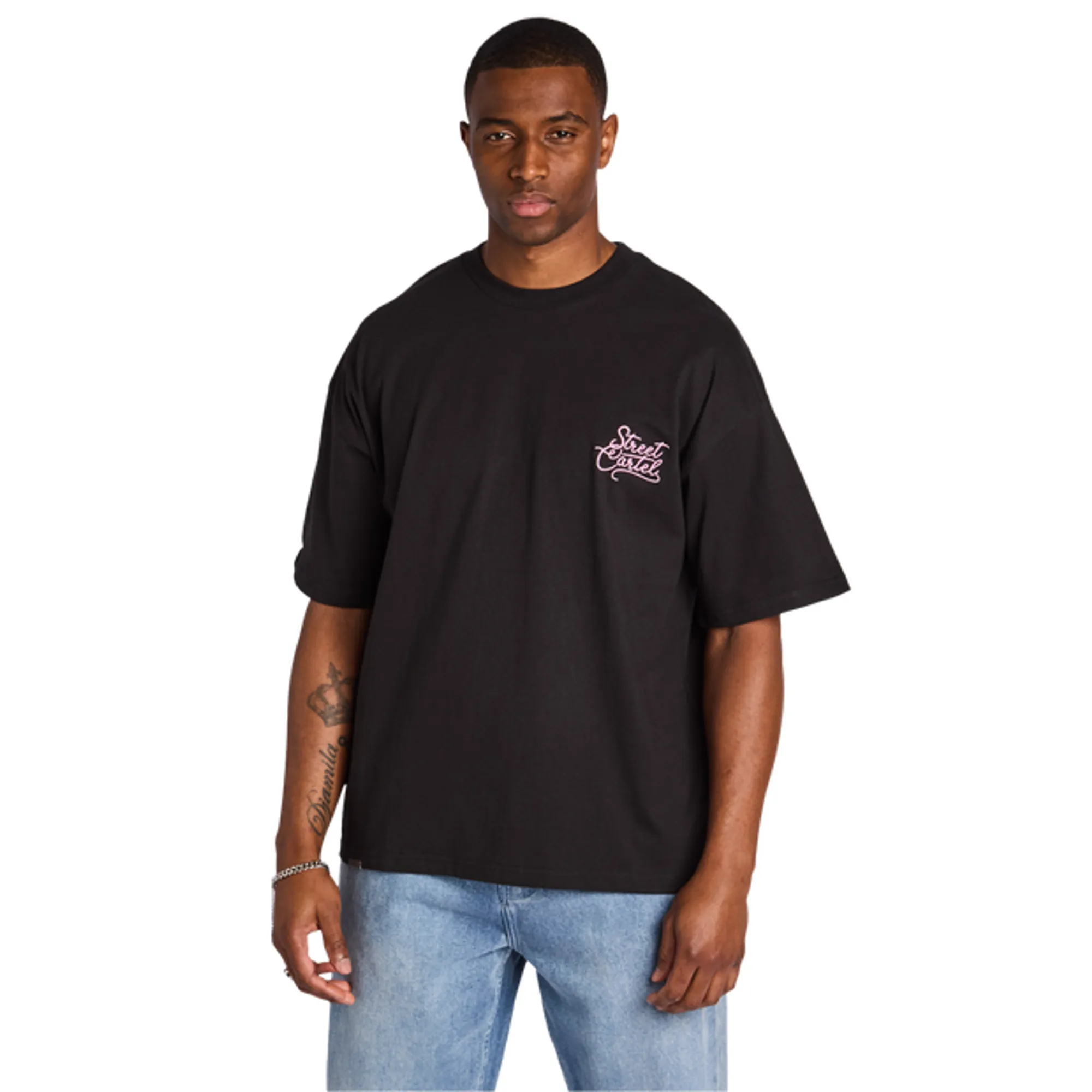 Street Cartel 5star Men T-Shirts - Black